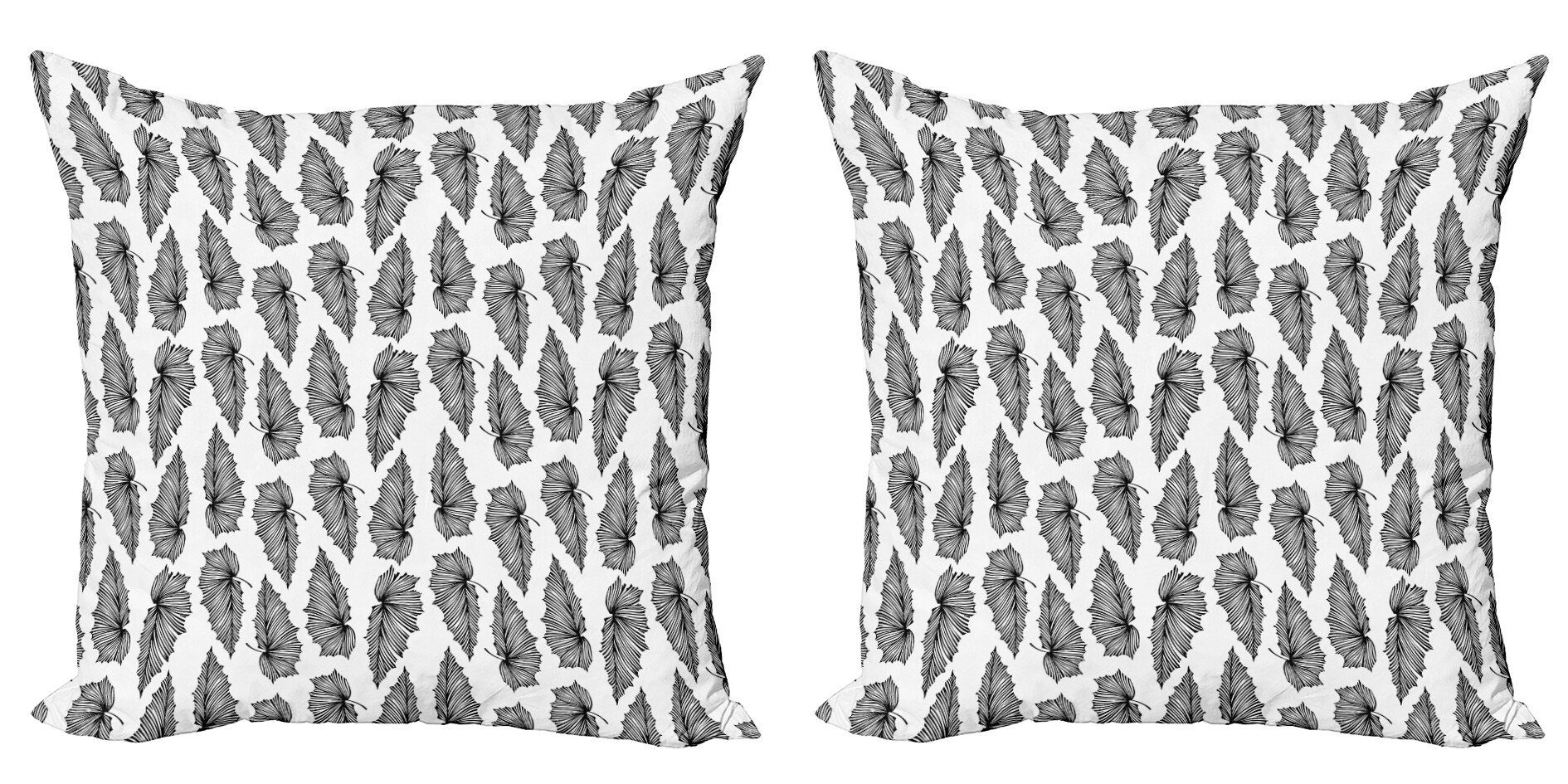 Kissenbezüge Modern Accent Doppelseitiger Digitaldruck, Abakuhaus (2 Stück), Urwald exotische Wald