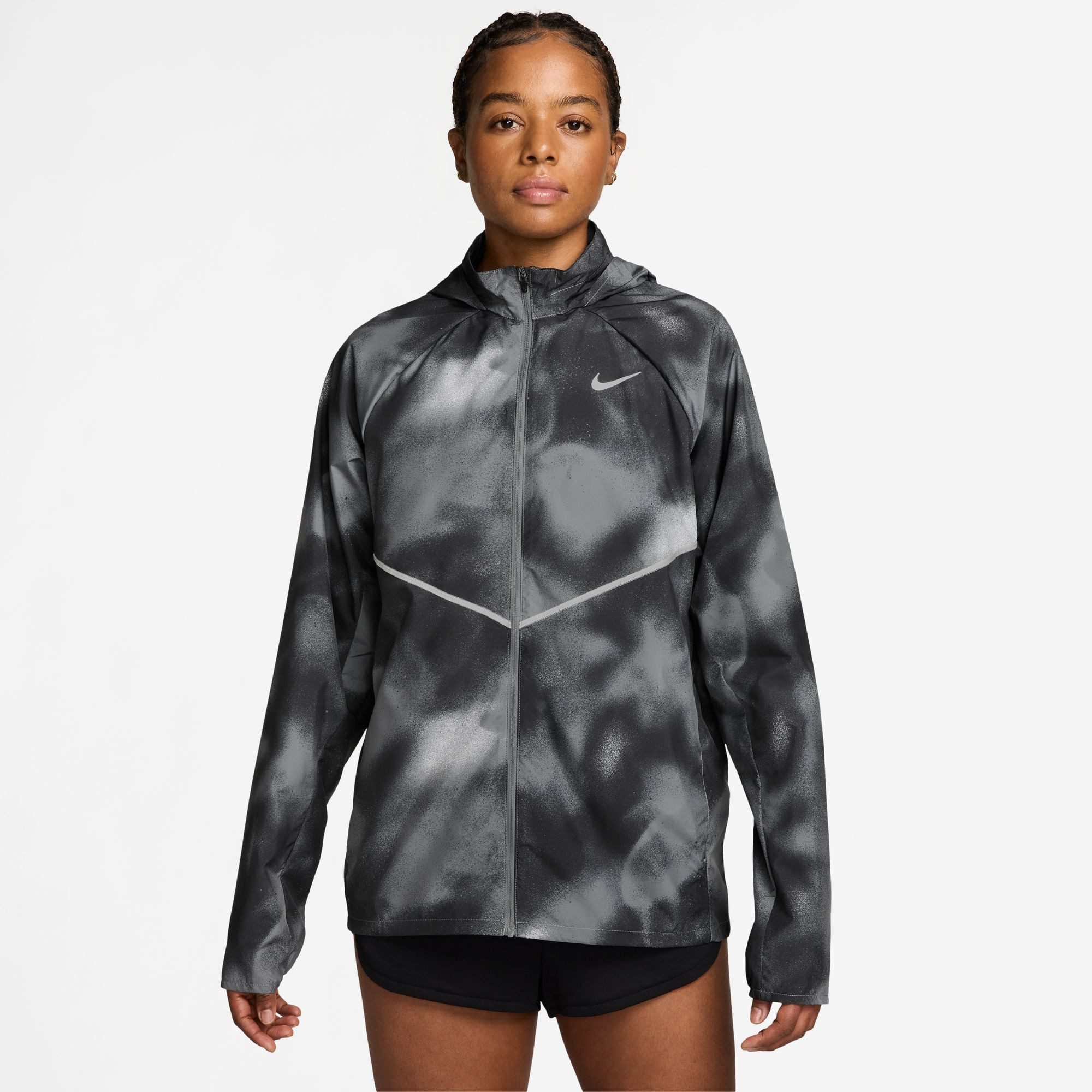 Nike Laufjacke Nike Miler Men's UV Repel Running Jacket für den Laufsport entwickelt, mit UV Repel, aus Polyester