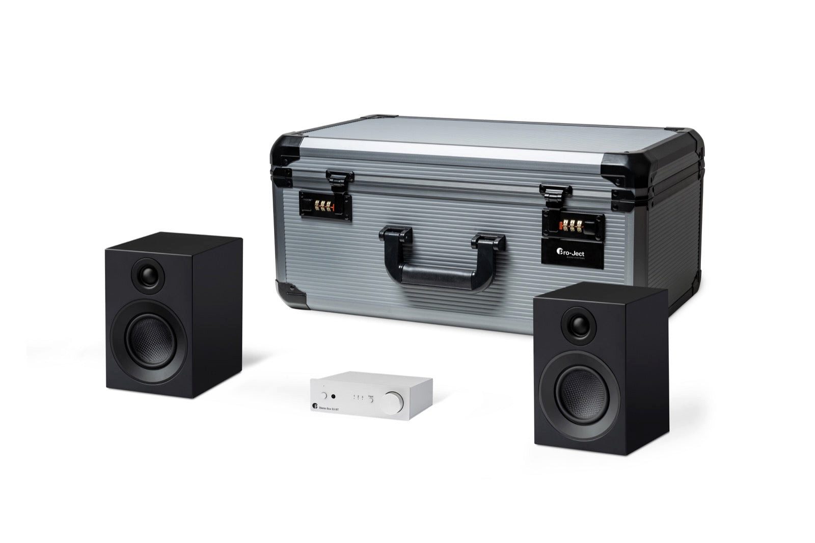 Pro-Ject Audio-System Pro-Ject Travel Set - Silber - Schwarz