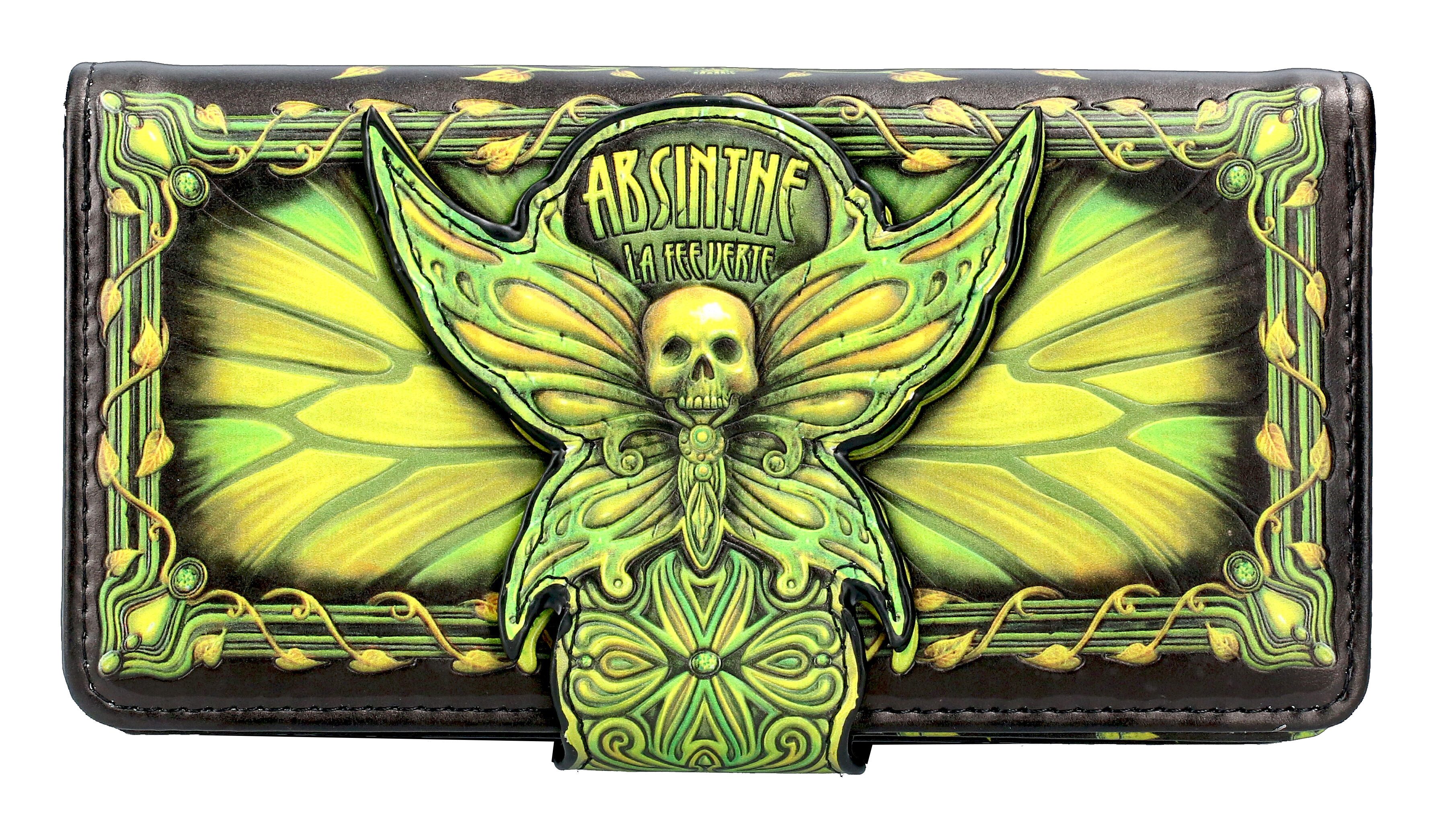 Figuren Shop GmbH Geldbörse Geldbörse - Absinthe La Fee Verte - Fantasy Gothic