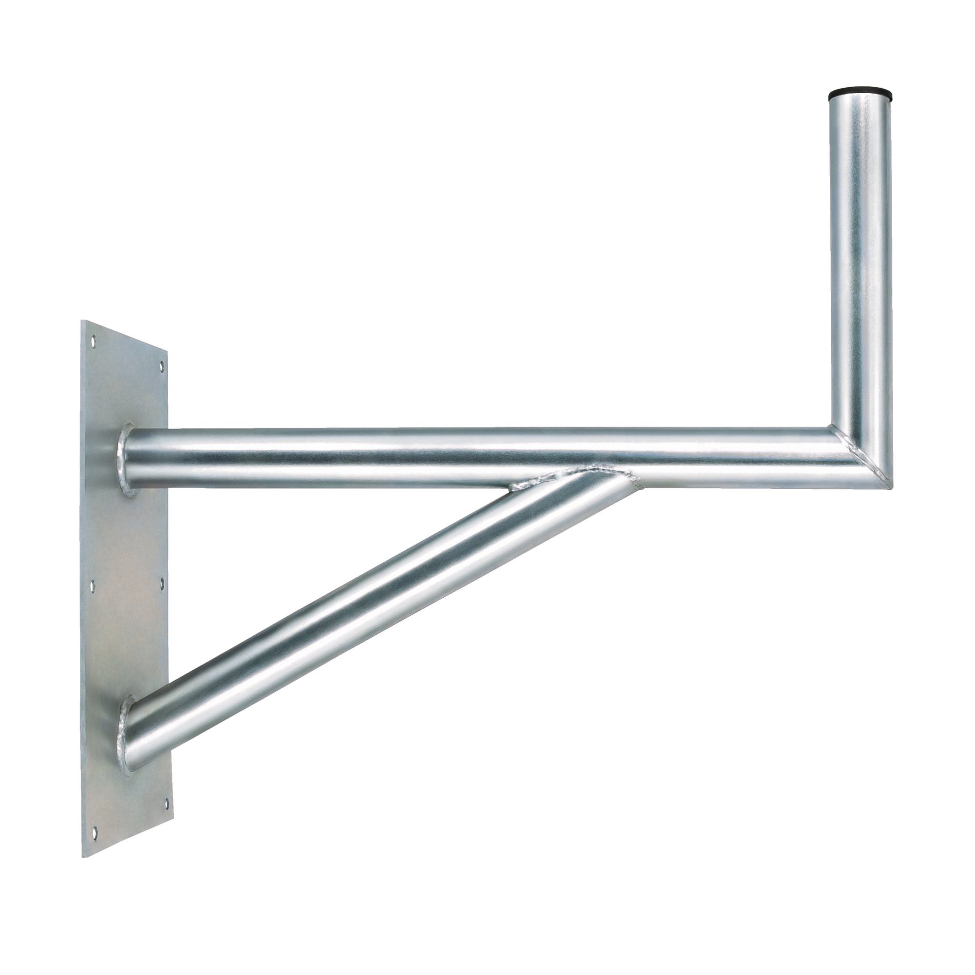 PremiumX SAT-Halterung 60cm Wandhalter Stahl verzinkt SAT Wand Halterung mit Stützelement