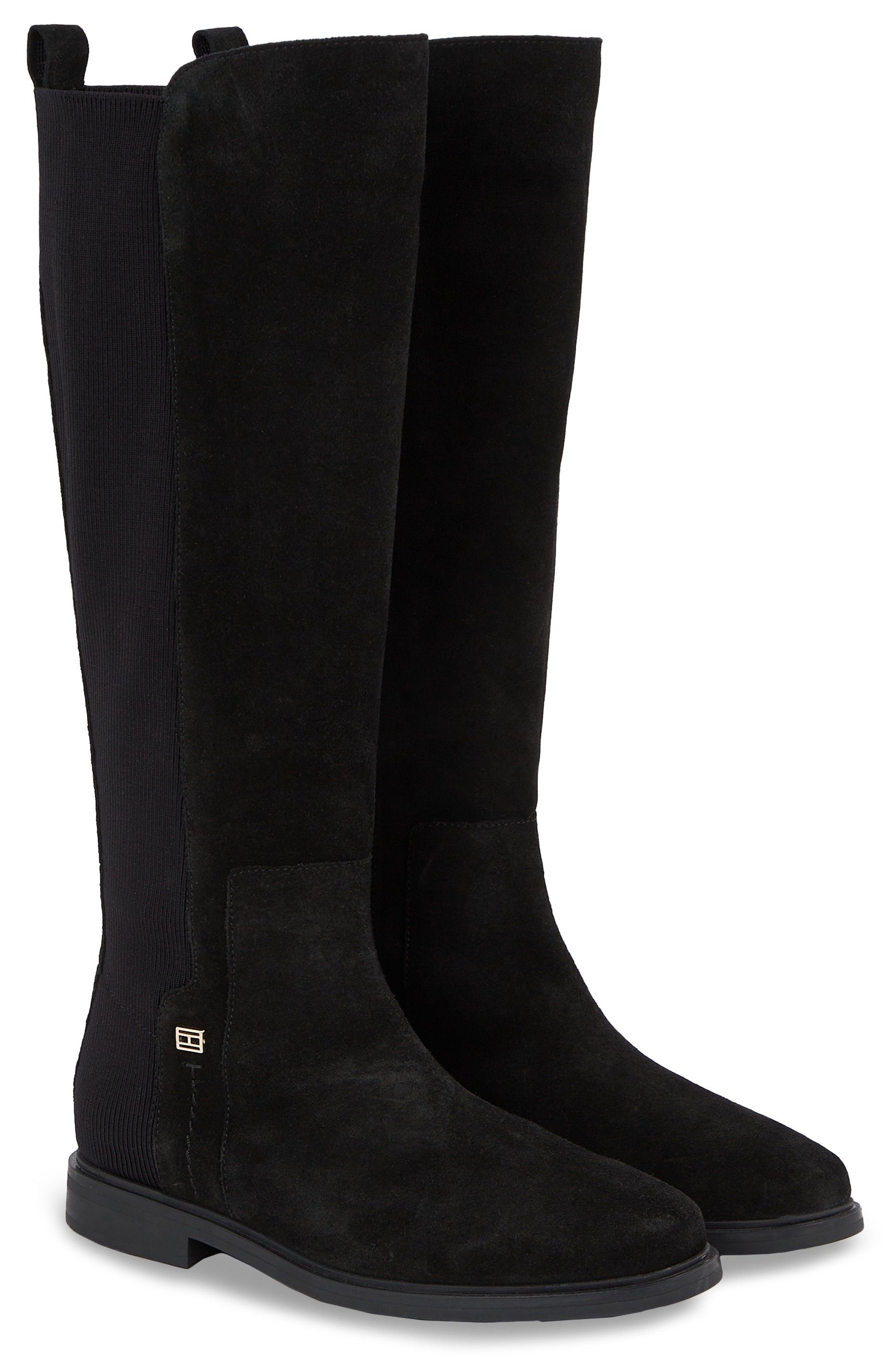 Tommy Hilfiger TOMMY ESSENTIALS LONGBOOT Сапоги mit breitem Stretcheinsatz, schmale Form