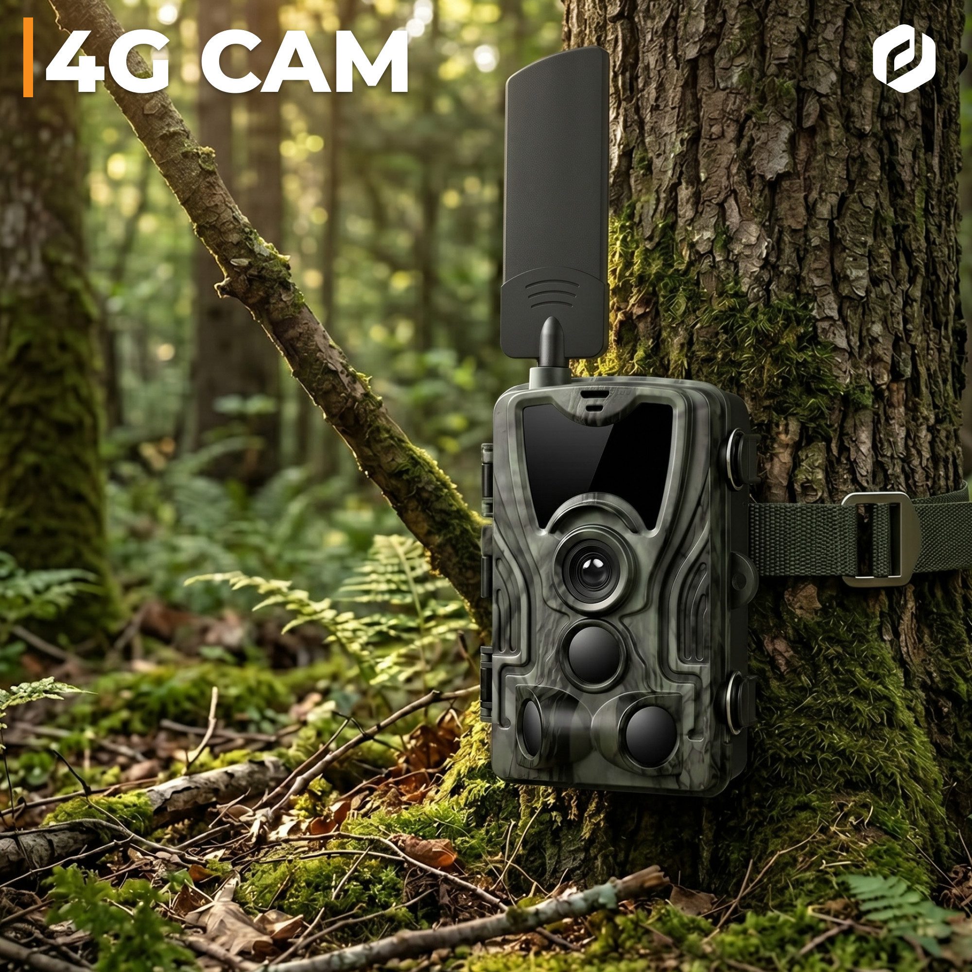 Denver Wildkamera WCL-8040 (Packung, 1-tlg., 1x Denver WCL-8040 Wildkamera, 3 Bewegungssensoren, IR- Filter für Gebrauch bei Nacht, 38LED´s)