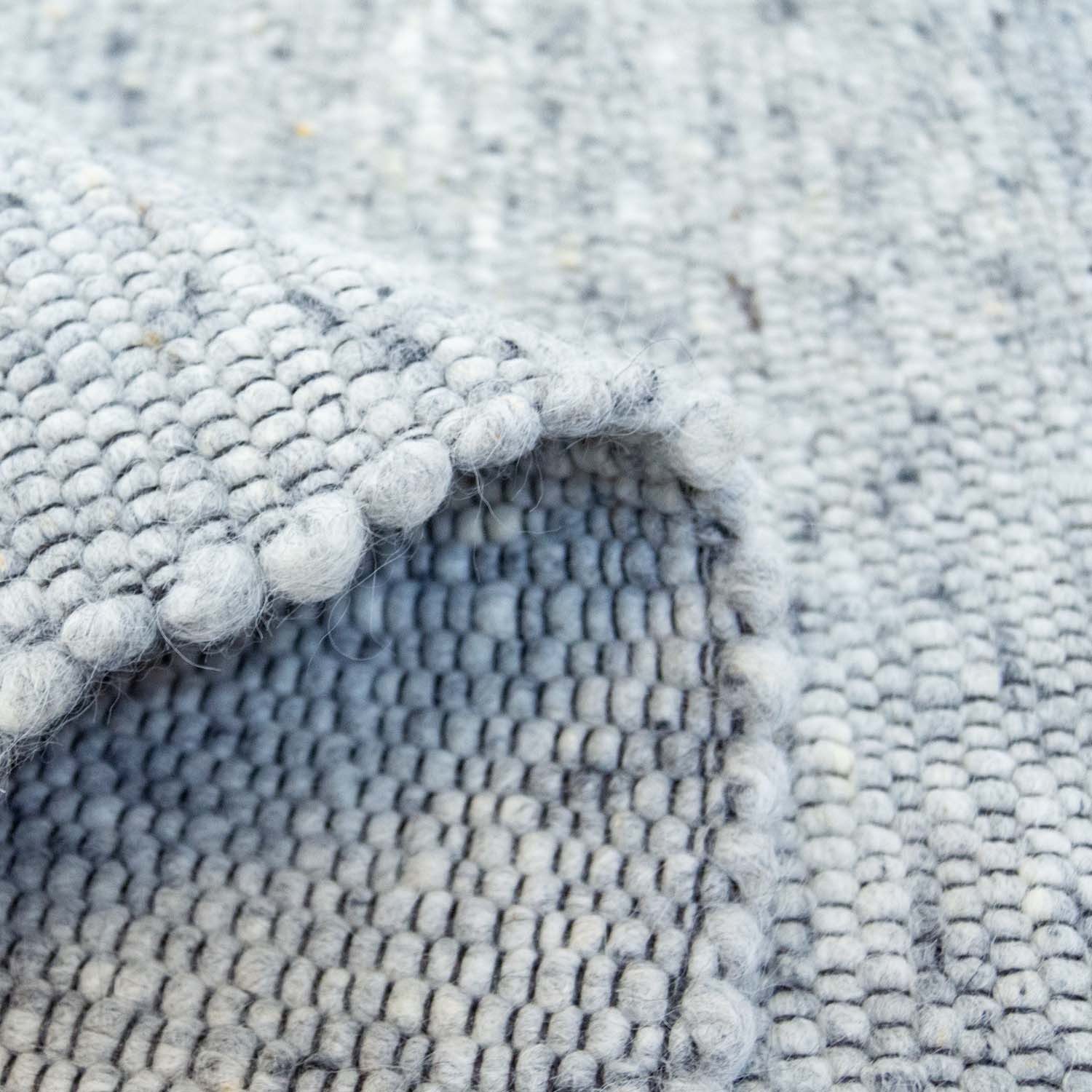 TaraCarpet Wollteppich TaraCarpet Handwebteppich Frankeneck, quadratisch, Höhe: 13 mm, Handgewebter Teppich gewalkt Wohnzimmer Schlafzimmer Esszimmer 200x200