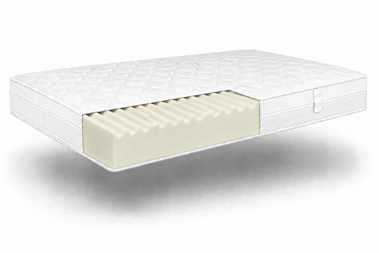 Kaltschaummatratze Vital, hohe ergonomische Matratze 7 Zonen Kaltschaum Kern Härtegrad 3, Matratzen Perfekt, 19 cm hoch, (90x200 cm, 140x200cm, 160x200cm, Härtegrad 3 bis 110 Kg Belastbar), 7 Zonen Kaltschaumkern, widerstandsfähiger Doppeltuchbezug