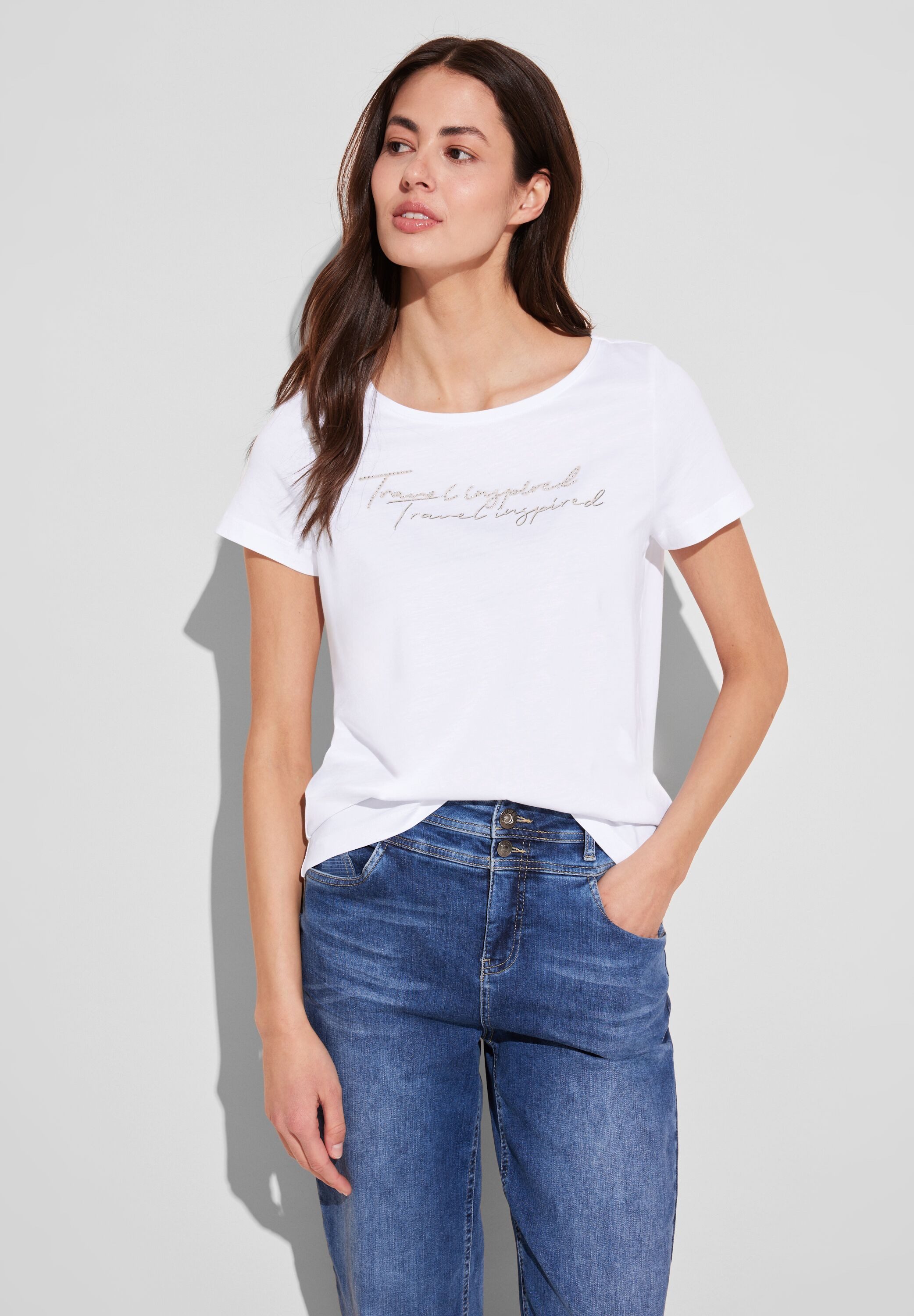 STREET ONE T-Shirt im soften Baumwoll-Mix