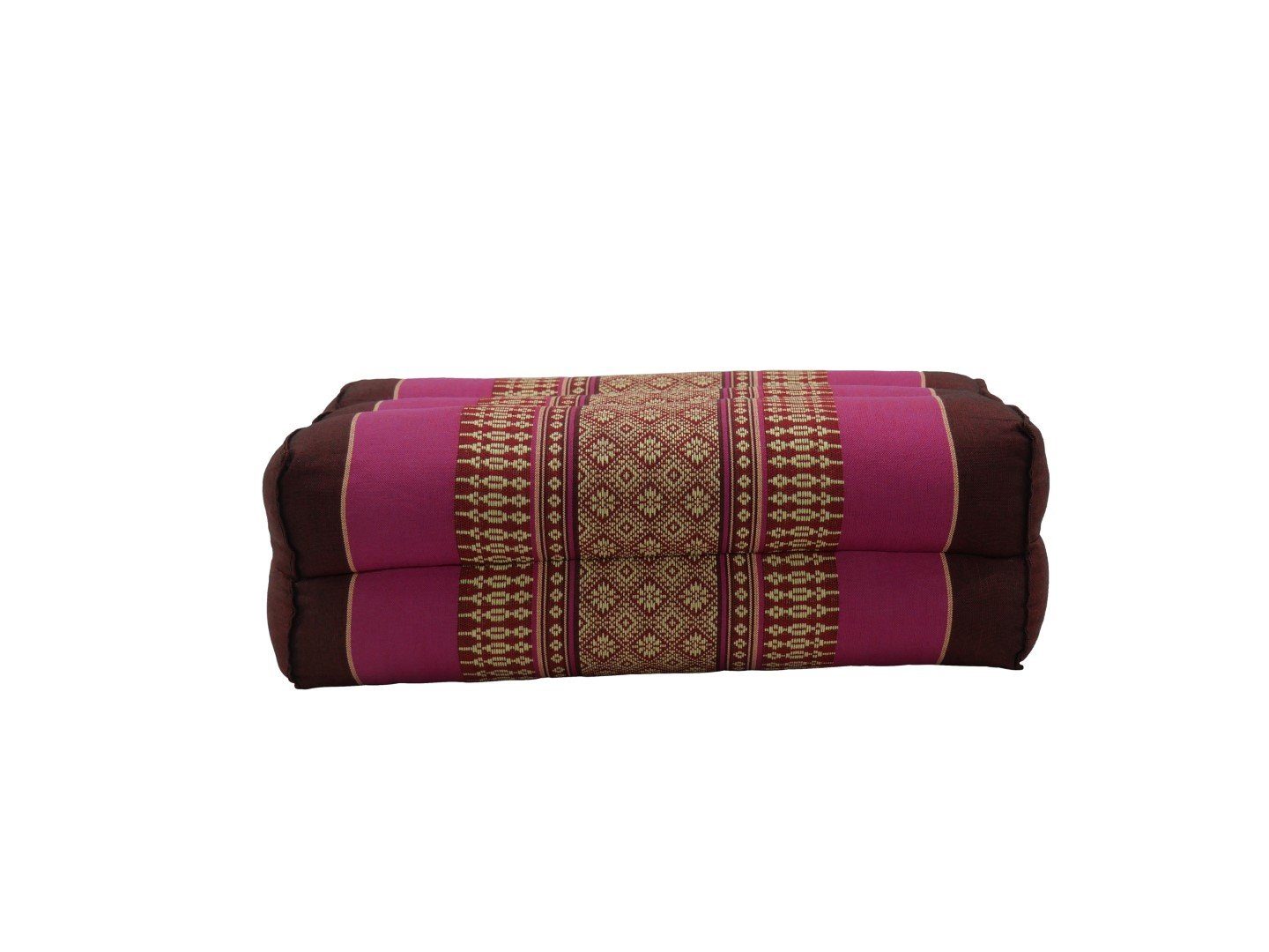 Yogakissen Meditations - Yogakissen Thaimassage Kissen, angenehm unterstützend, bordeaux beere, orientalisch