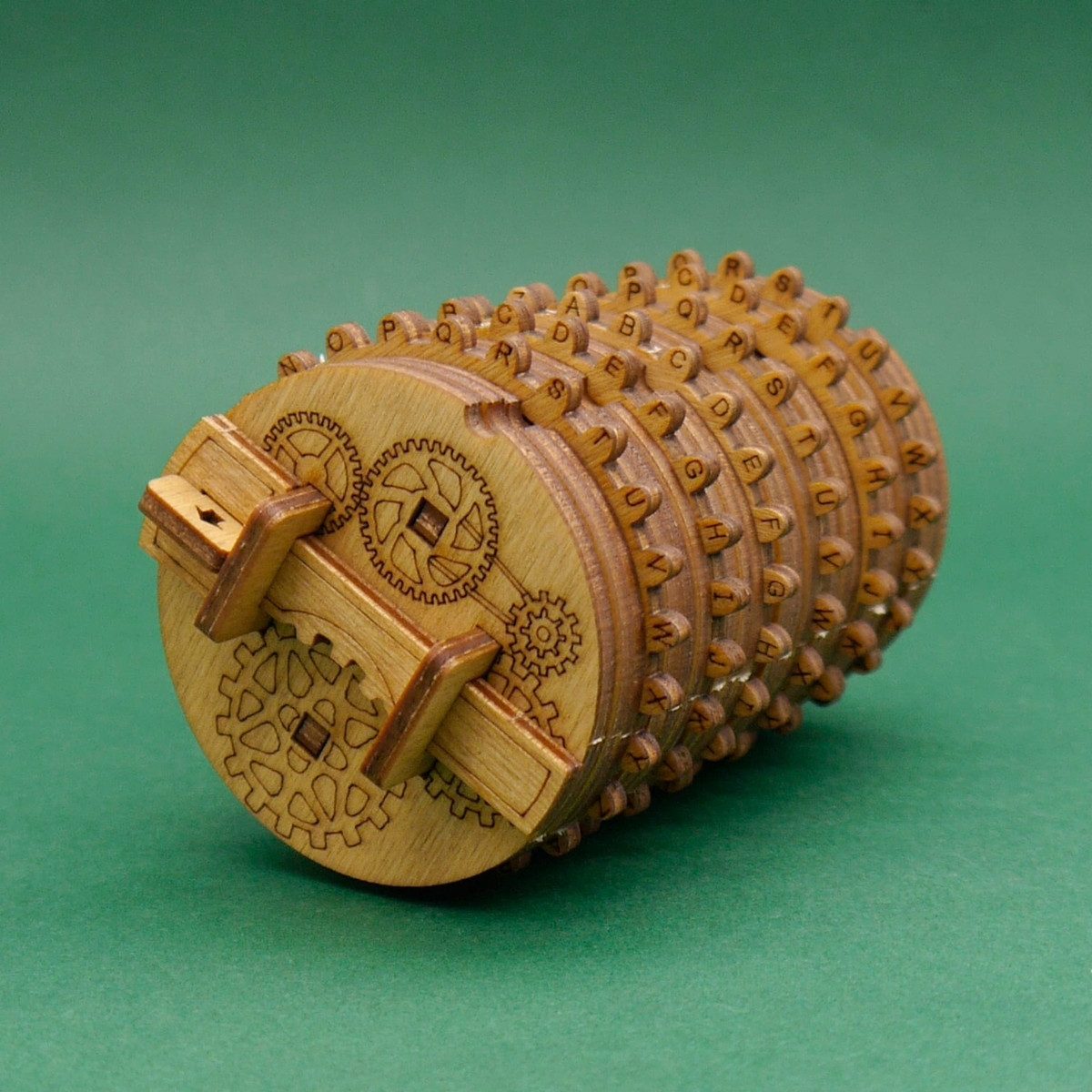 iDventure Spiel KRYPTOS - Knobelbox Cryptex Bausatz, Knobelspiel, Holzspiel