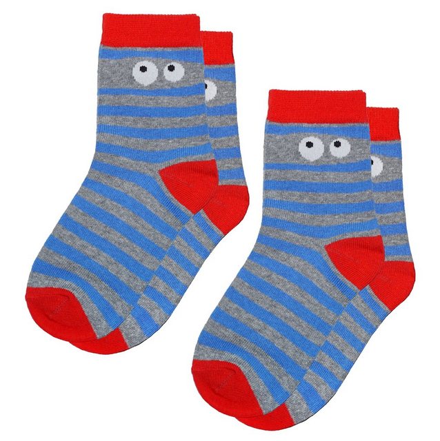 WERI SPEZIALS Strumpfhersteller GmbH Socken »Kinder Socken 2 er Pack für Jungs Ku Kuck  - Onlineshop Otto