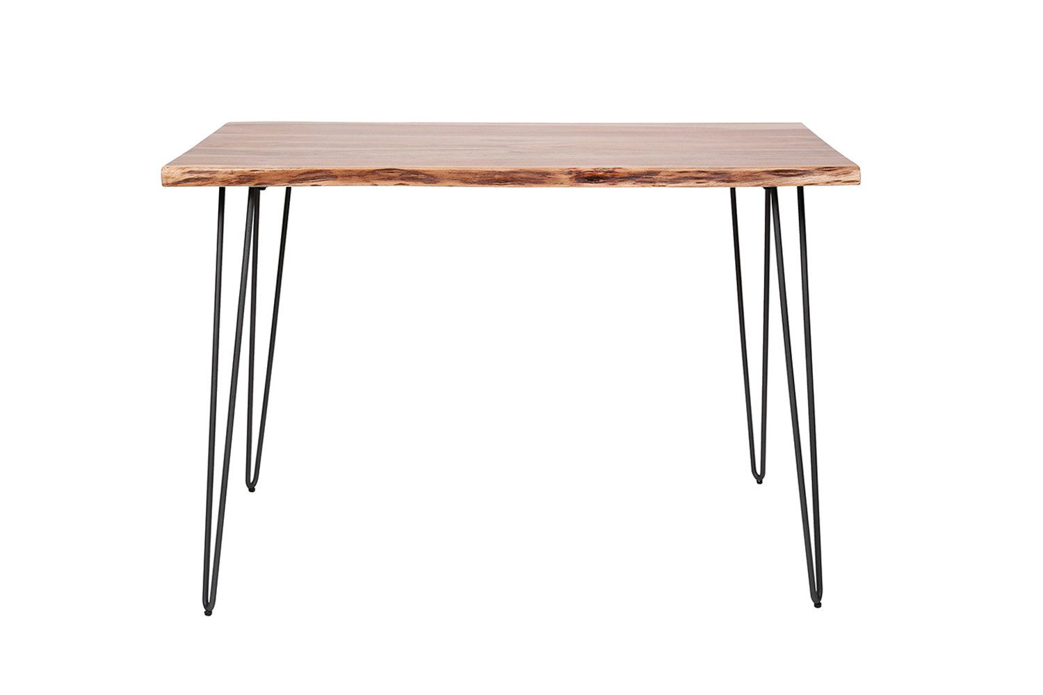 KAWOLA Stehtisch ERGEA, Stehtisch Baumkante Akazie massiv natur 130x70 cm