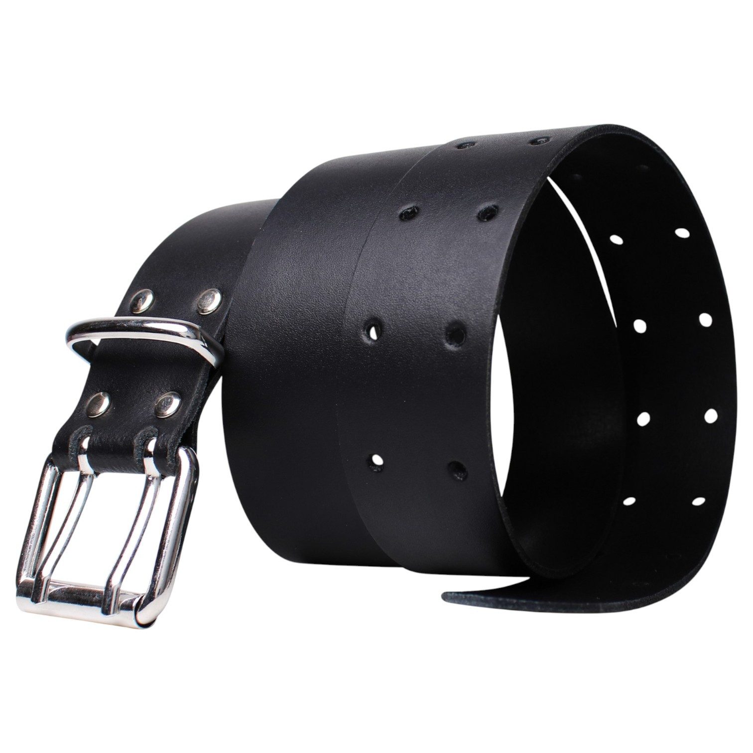 FRONHOFER Hüftgürtel Herren Leder breit (1-St) Arbeitsgürtel, Doppelpack
