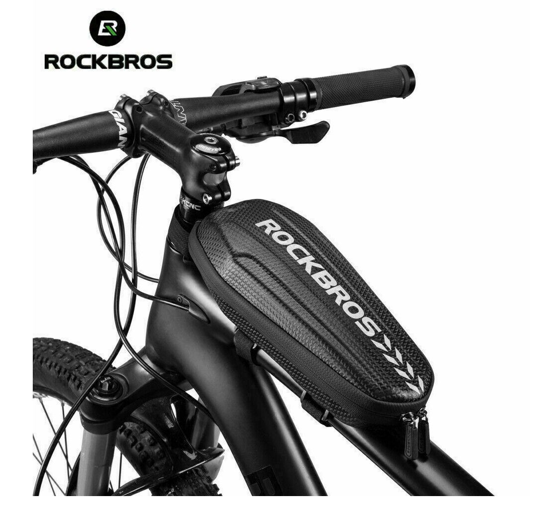 GWELL EVA Fahrrad Rahmentasche Hardshell Oberrohrtasche Wasserabweisend Schlauchbeutel Mountainbike Fahrradtasche 