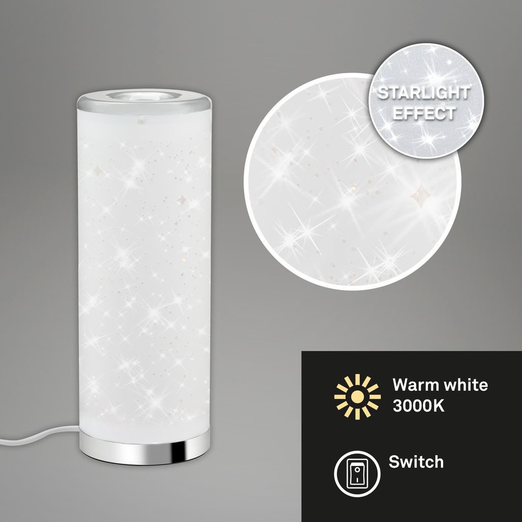 Briloner Leuchten Tischleuchte 7332018, LED wechselbar, 3000K - Warmweiß günstig online kaufen
