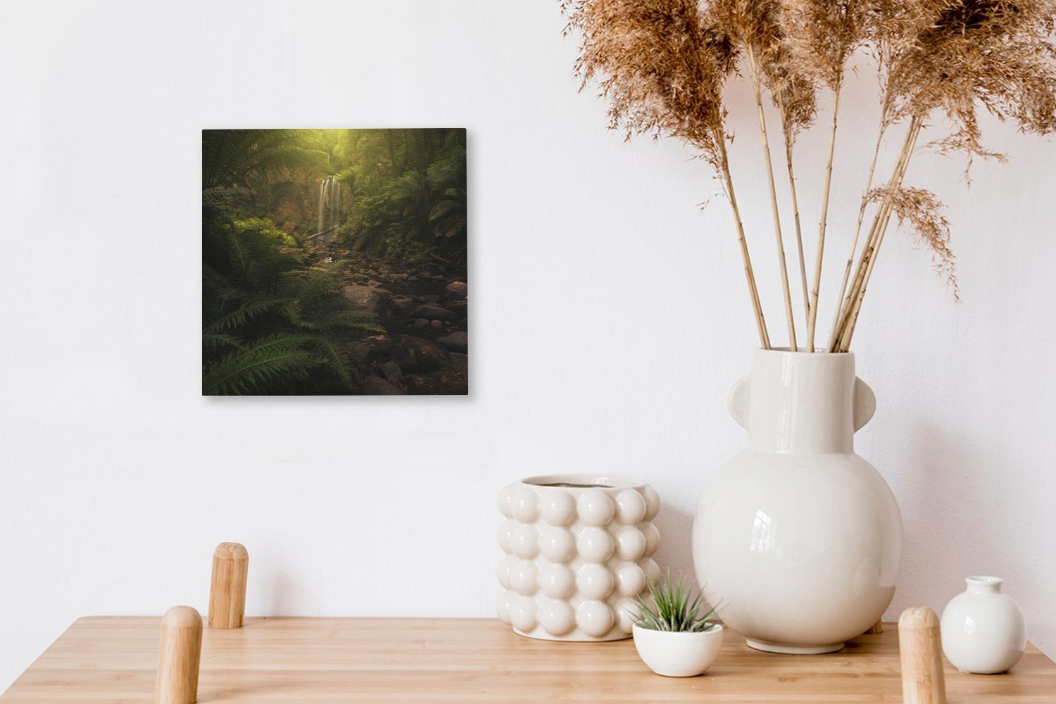 (1 Wohnzimmer Trockene St), Leinwandbild für Bilder OneMillionCanvasses® Natur, Leinwand Schlafzimmer