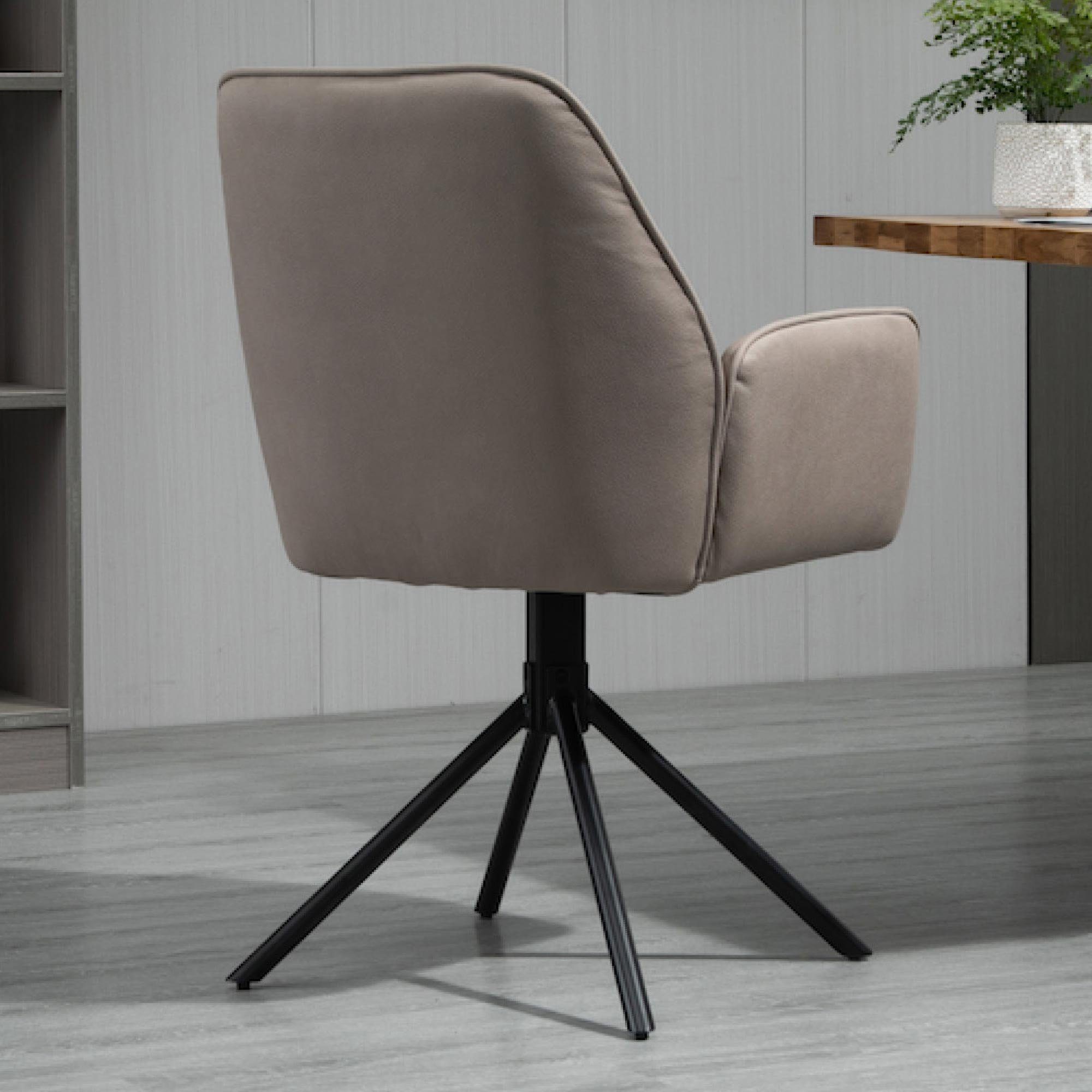 GMD Living Armlehnstuhl SUMMER (2er Set), 2er Set Armlehnenstuhl mit Textilbezug