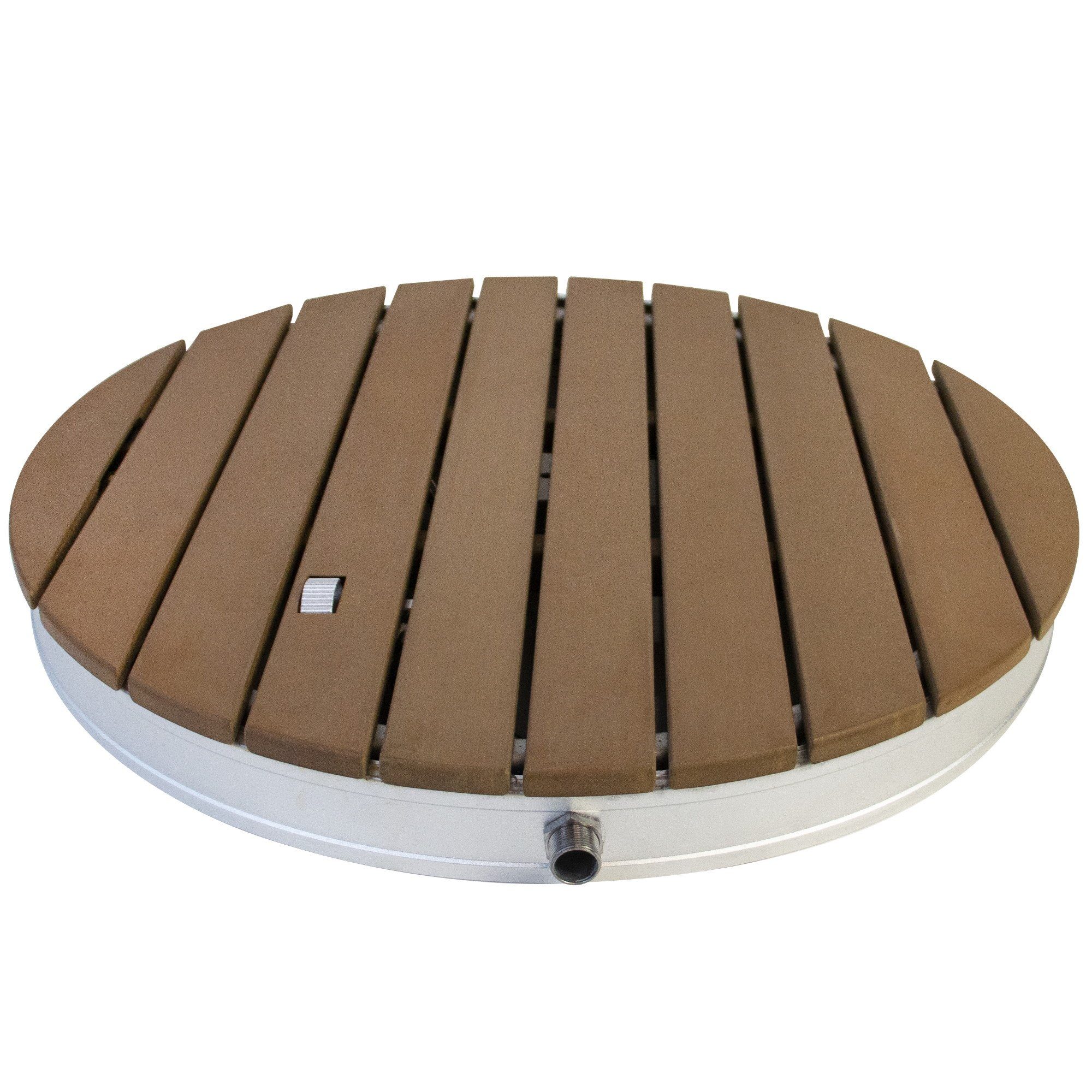 SUMMER FUN Gartendusche Outdoor Gartendusche Bodendusche, rund Ø 74 cm, m (Komplett-Set)