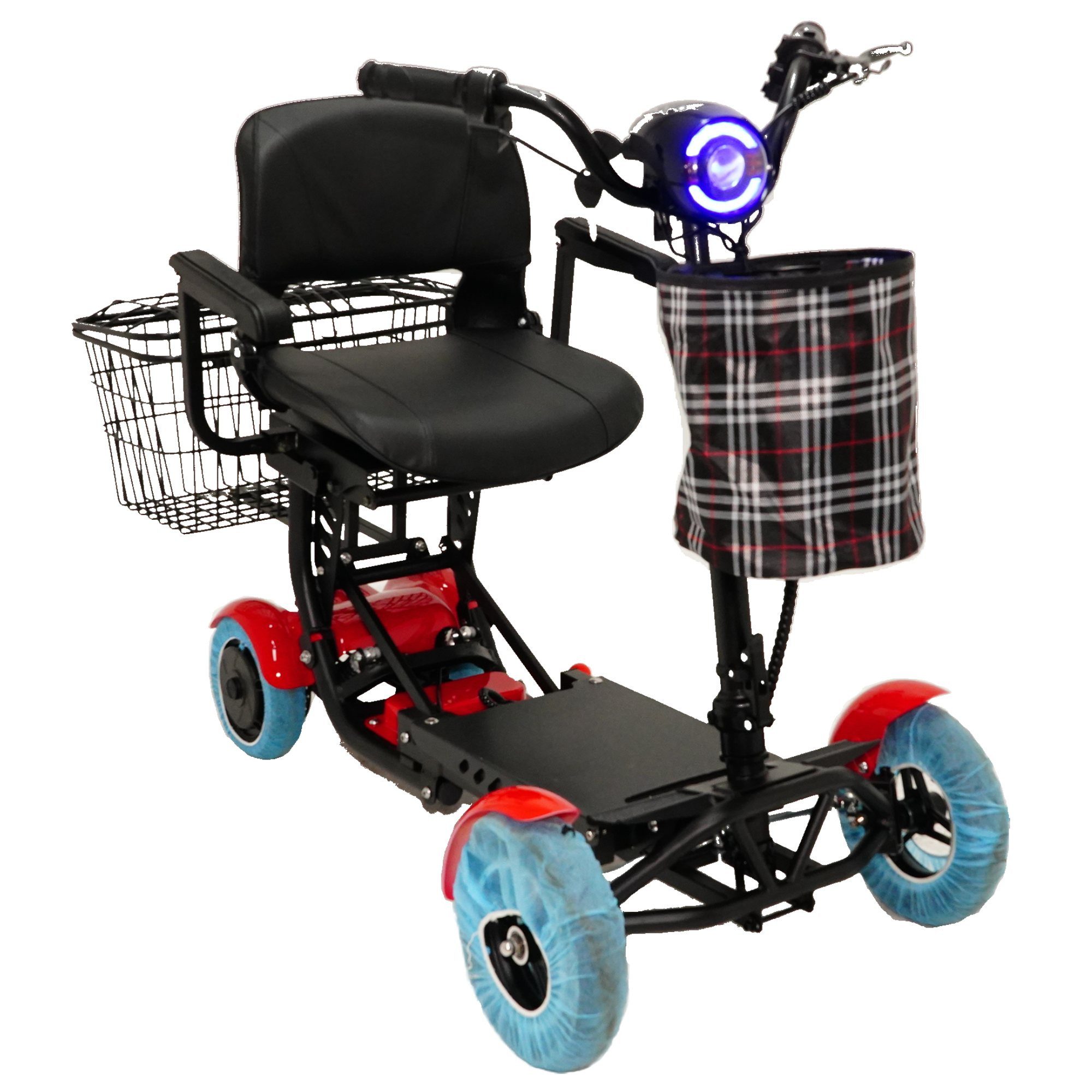 E-Motorroller Elektro Seniorenmobil 4-Rad Mobilitätshilfe Faltbar Urban Hopper