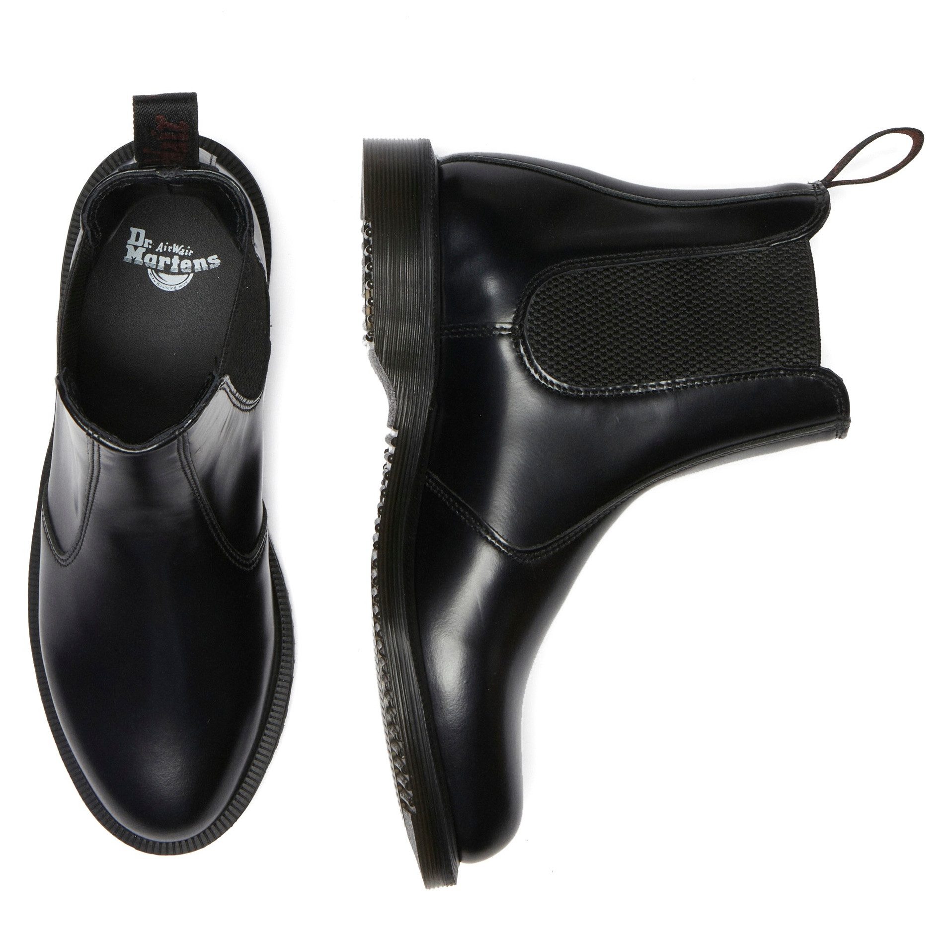 DR. MARTENS Flora Chelseaboots Stiefelette, Business Schuh mit Stretcheinsatz