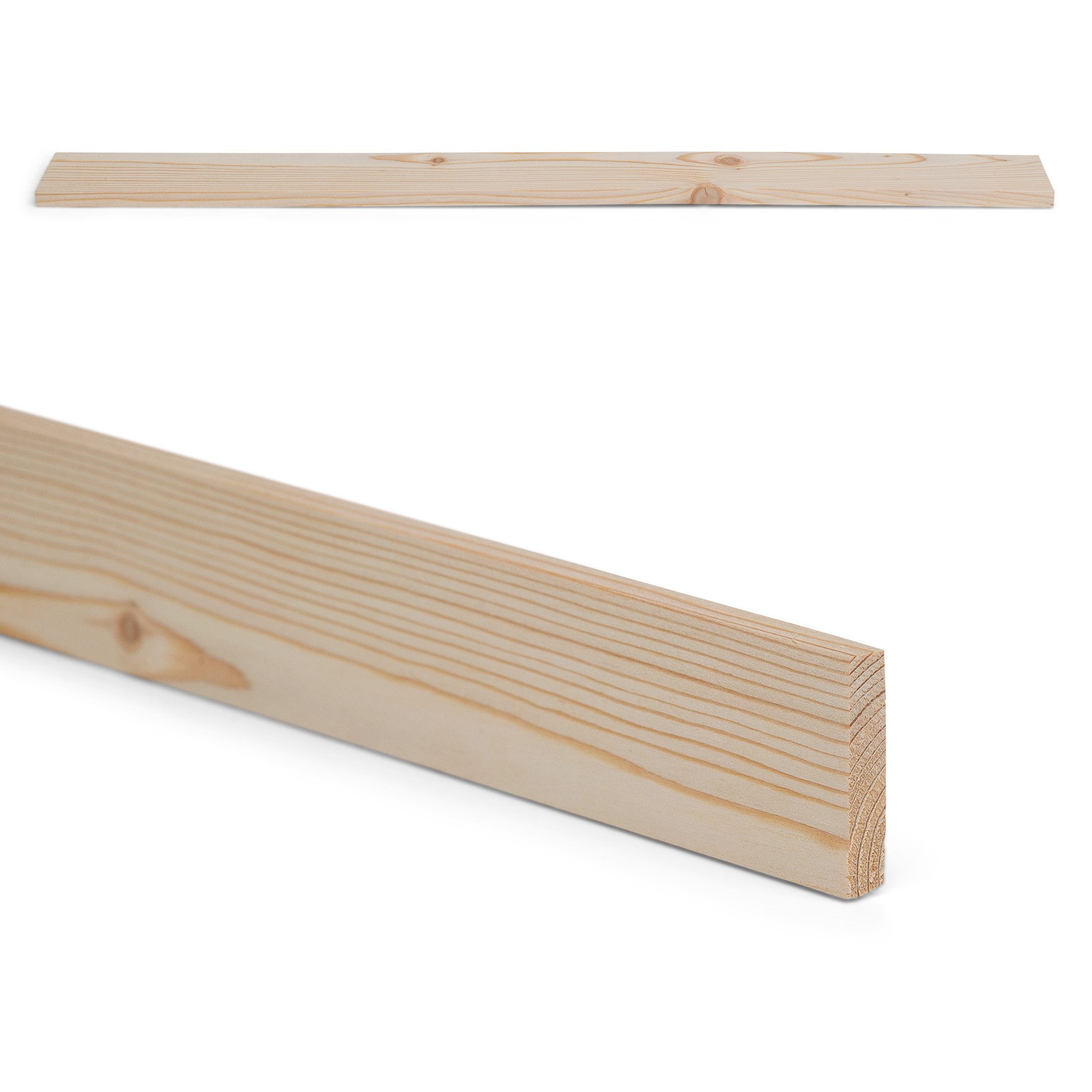 Woodsellers Kantholz Holzleiste - Lärche gehobelt - 8 x 20 x 1000 mm, (1-tlg), Woodsellers - Massivholzleiste - Lärche gehobelt - 8x20x1000mm