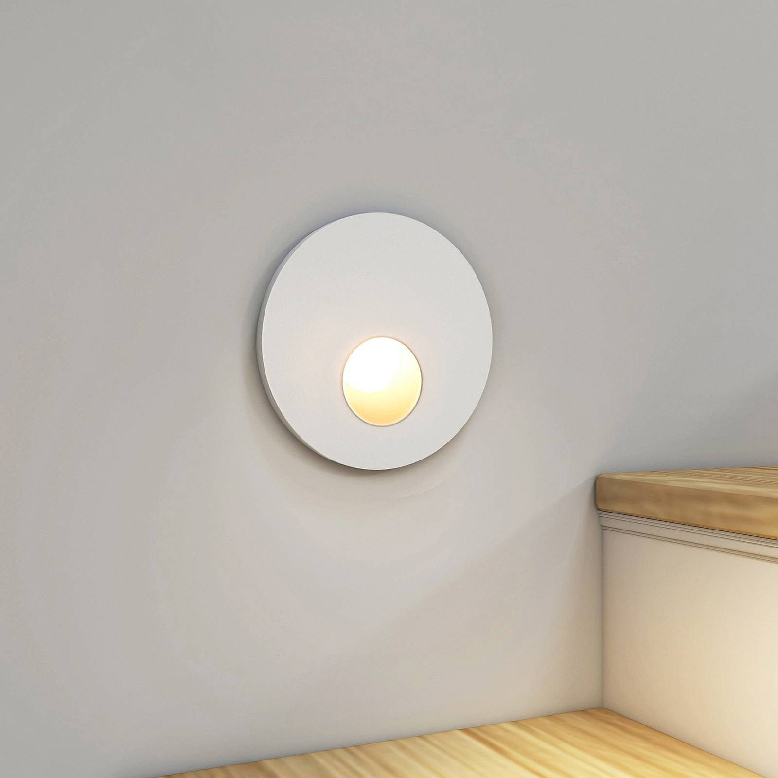 Arcchio Wandleuchte Vexi, Nicht enthalten, LED 2,8 W gesamt, Farbwechsel warmweiß / tageslicht