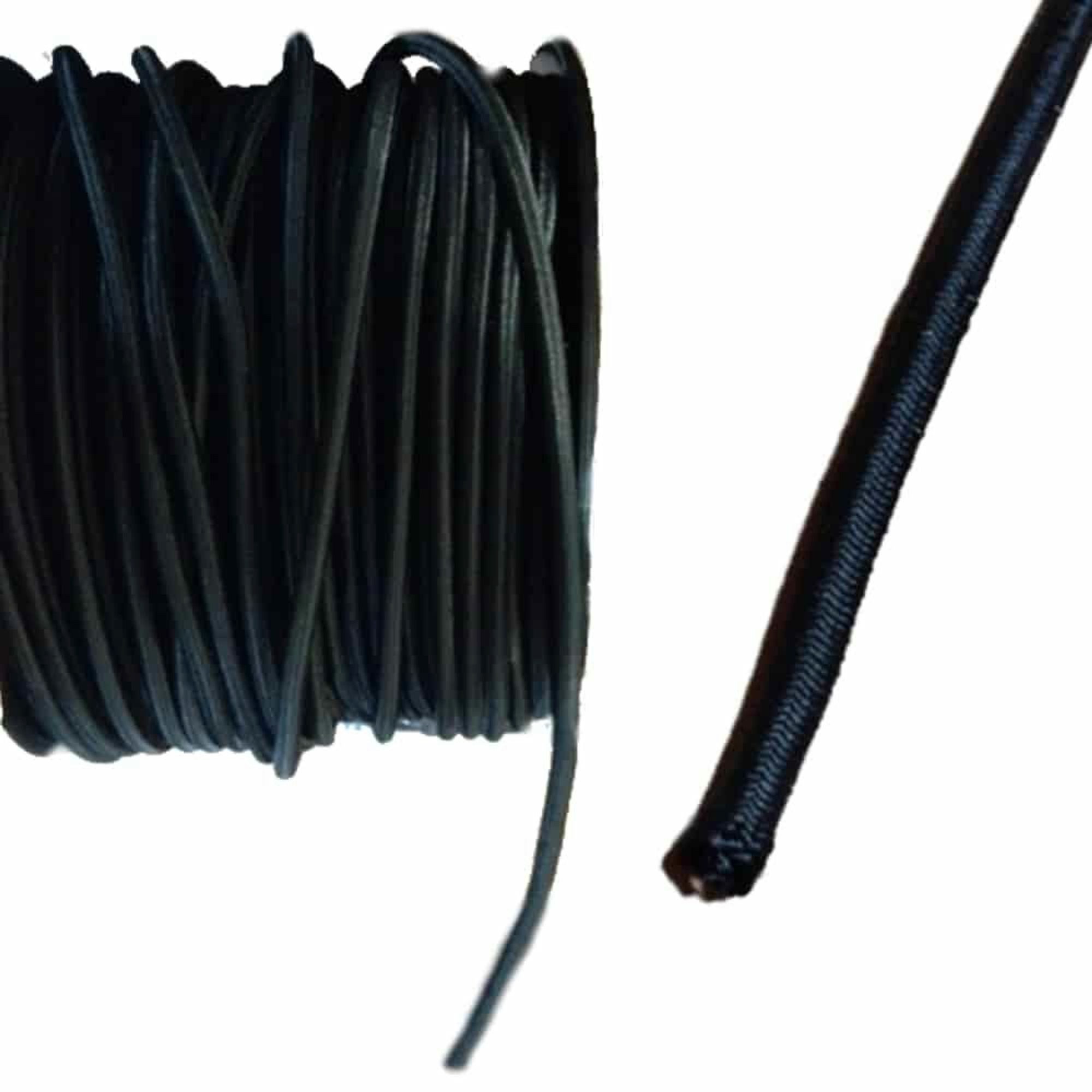 Seil Expanderseil 8 mm, schwarz, 100 m, Gummiseil, Planenseil
