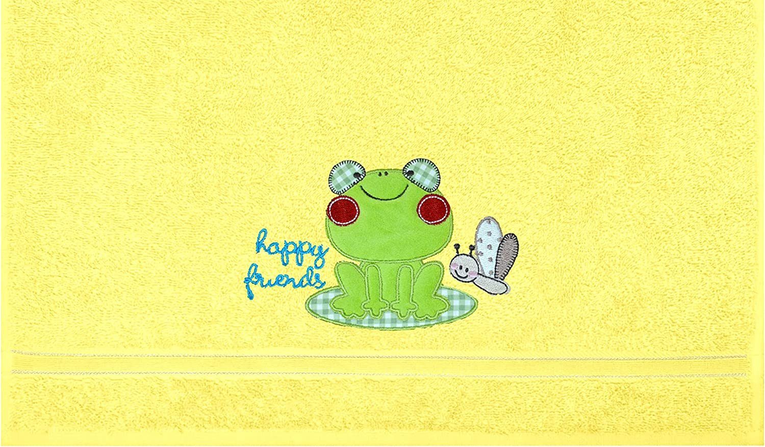 Lashuma Neugeborenen-Geschenkset (Set, 2-tlg) Baby Handtücher 50x90 cm Jungen u. Mädchen gelb