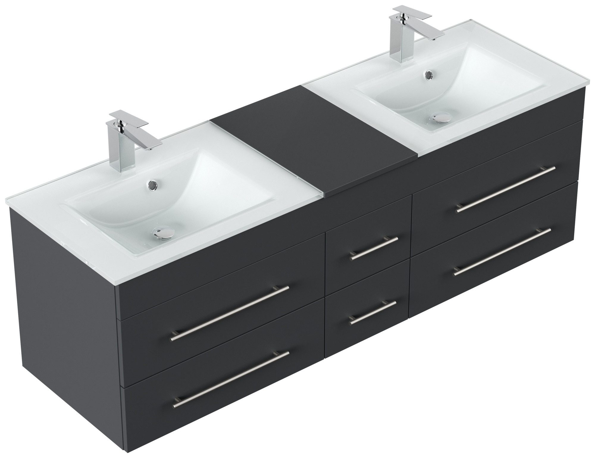 Magnolia Home Doppelwaschtisch Badmöbel Vitro XL günstig online kaufen