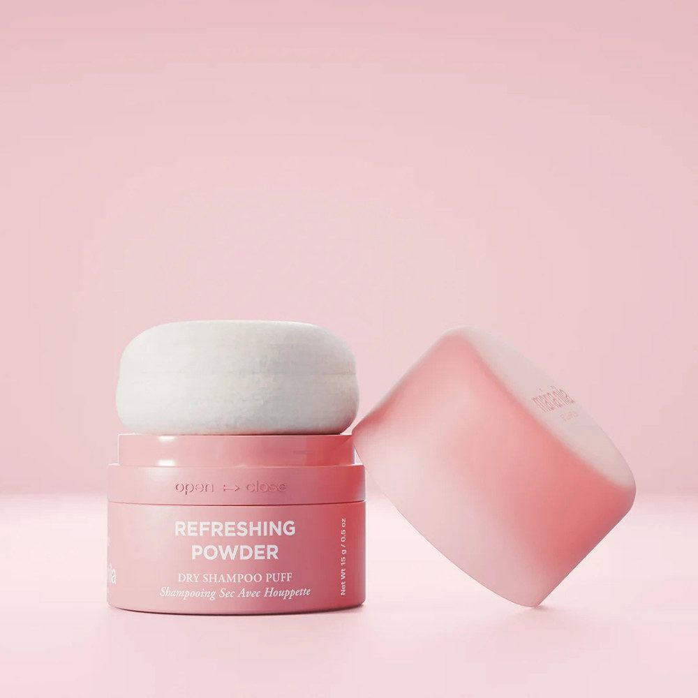 Maria Nila Trockenshampoo Refreshing Powder 15g, 1-tlg., Dry Shampoo Puff