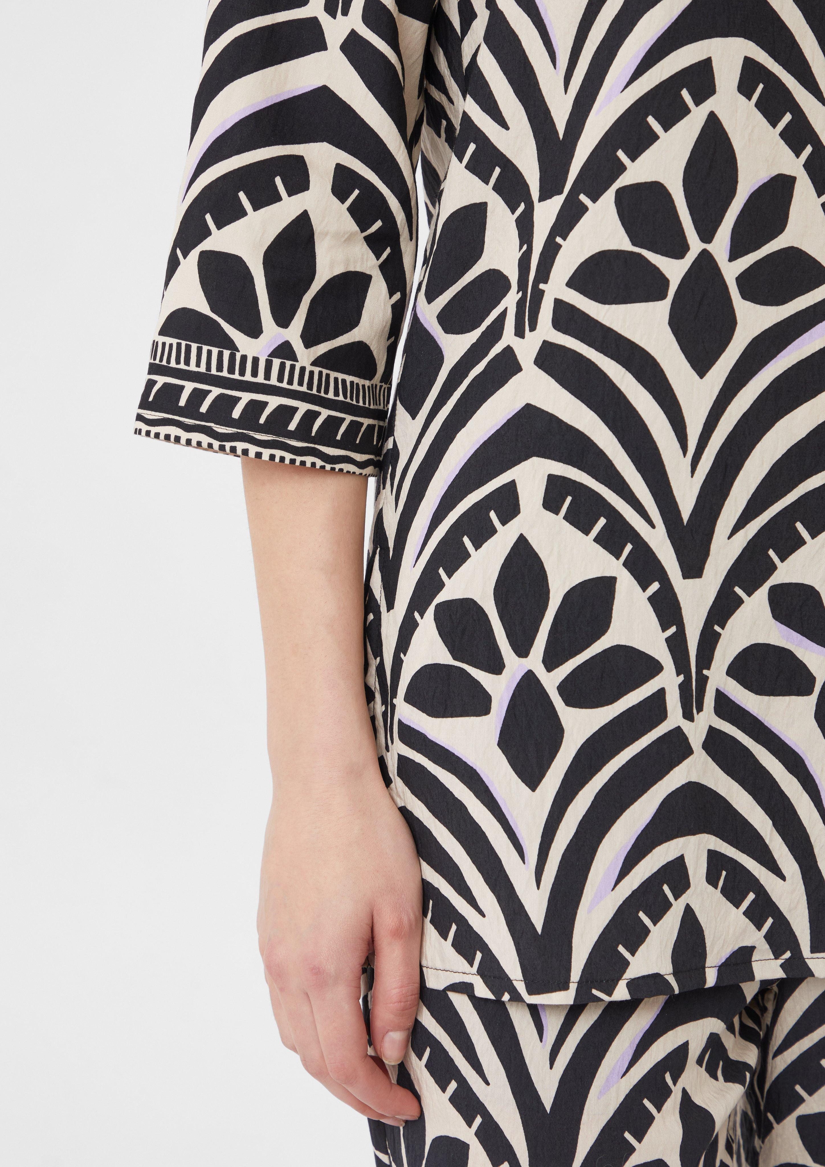 comma casual identity 3/4-Arm-Shirt Lange Bluse günstig online kaufen