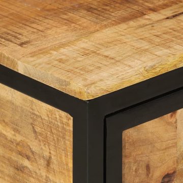 vidaXL Badezimmer-Set Badschrank 40x30x60 cm Massivholz Mango und Eisen