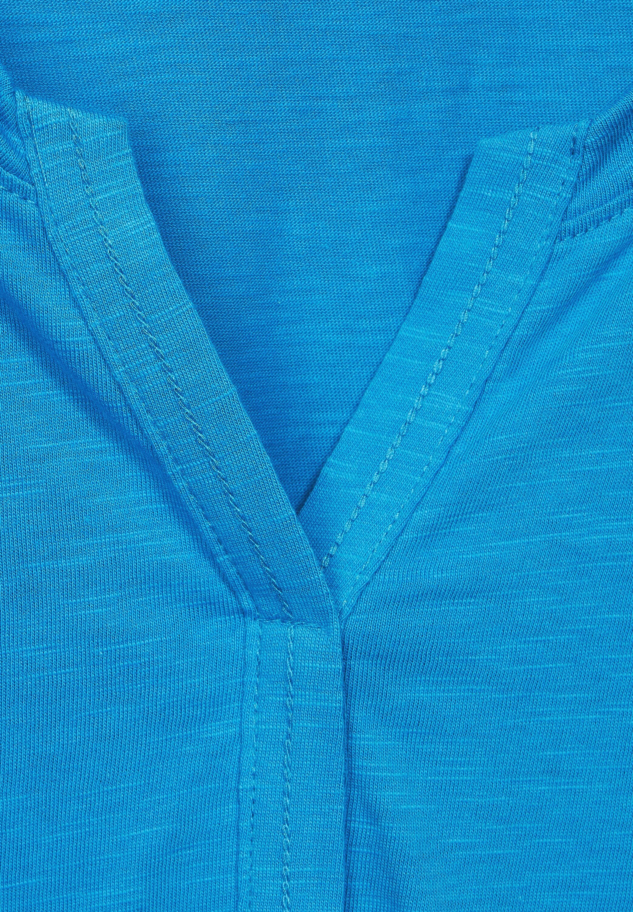 mit 3/4-Arm-Shirt Cecil blue 3/4 dynamic Ärmeln