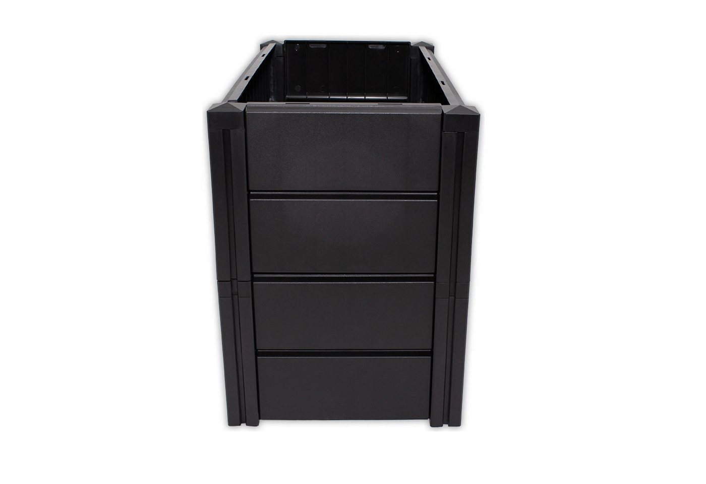 Thumbnail - KHW Hochbeet Hochbeete-Kit, Demeter M, schmal, platzsparend, 82x44x61 cm - 196l, ideal für Urbane Gärten, fördert gesund...