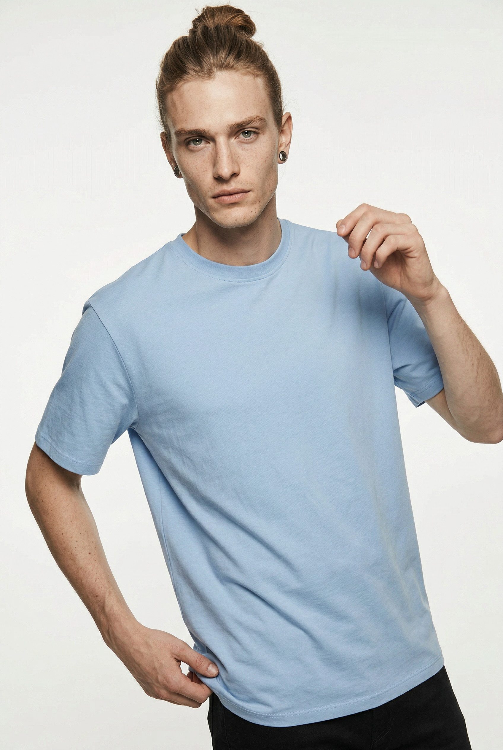 Blend T-Shirt BHFISHER OVERSIZE TEE Baumwolle, relaxed fit