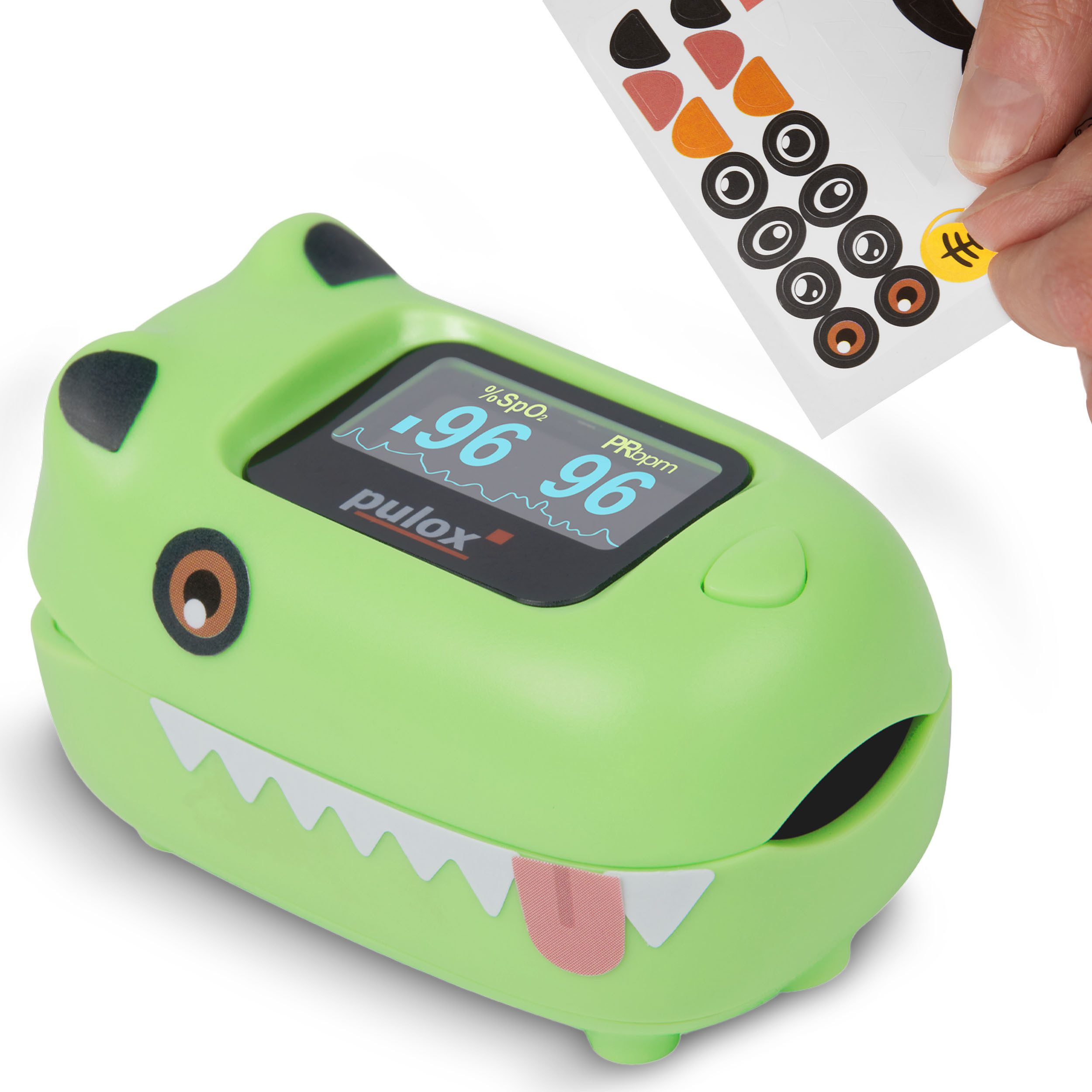 pulox Pulsoximeter PO-230 Kinderpulsoximeter zum selbst bekleben