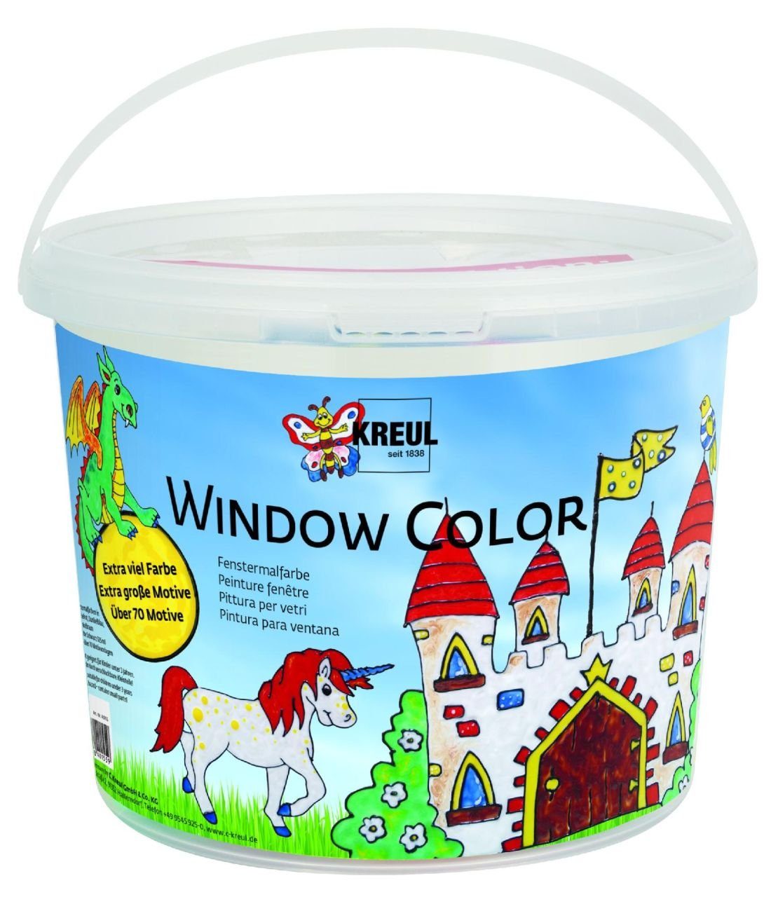 Kreul Bastelfarbe Kreul Window Color Powerpack Burg Set