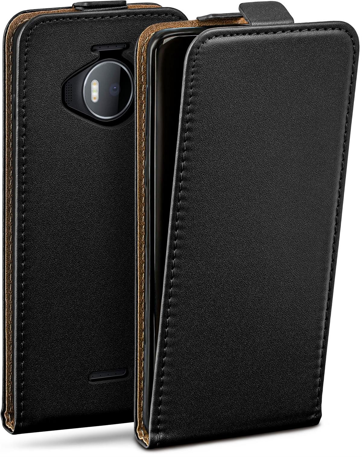 Handyhülle für Microsoft Lumia 950 XL Hülle Klappbar Flip Case Schwarz