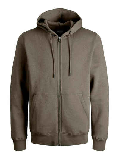 Jack & Jones Strickjacke JJEBRADLEY SWEAT ZIP HOOD NOOS