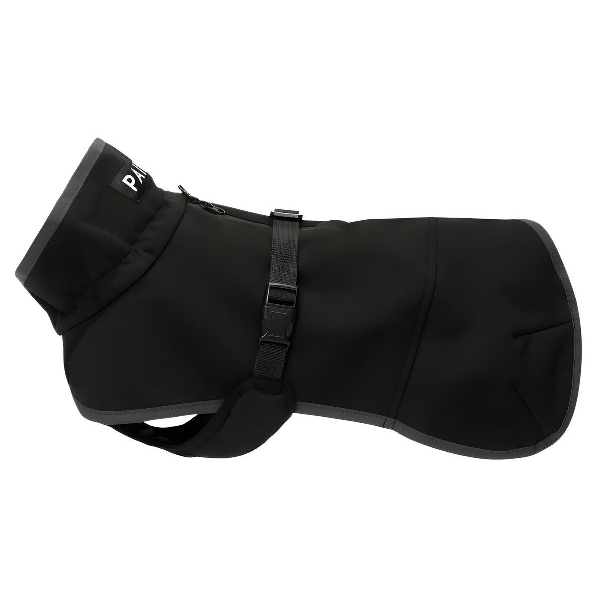 PAIKKA Hundemantel Hunde Jacke wärmend "Recovery Softshell Jacket schwarz