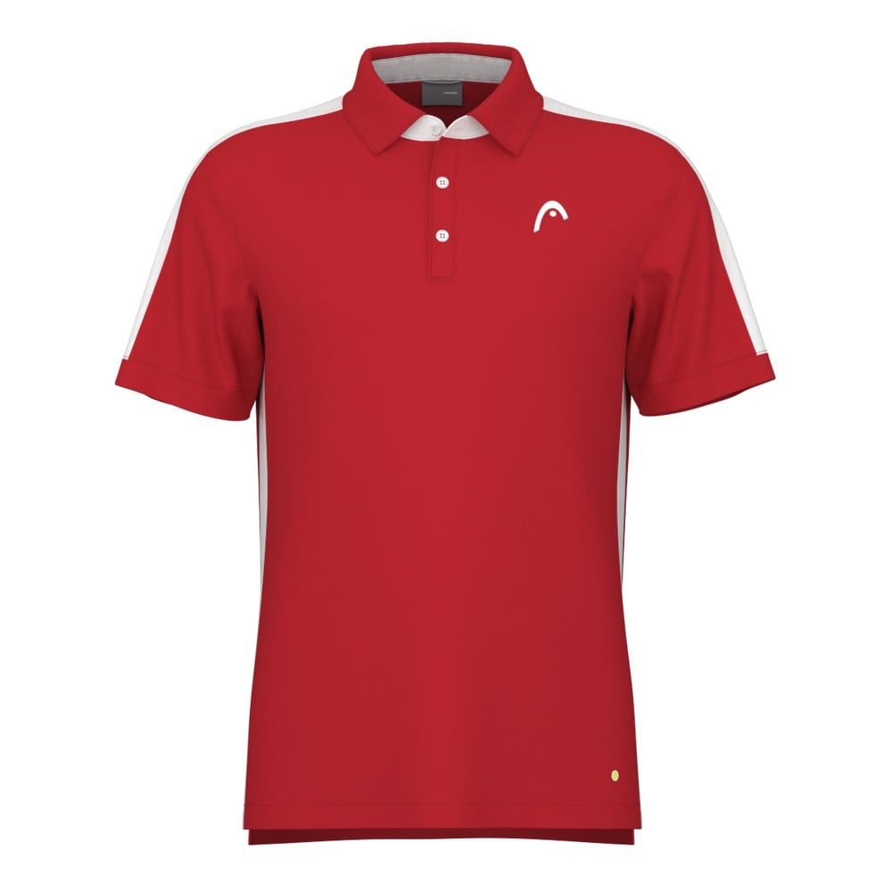 Head Poloshirt Slice 2024 (Mesh-Einsätze) rot Herren