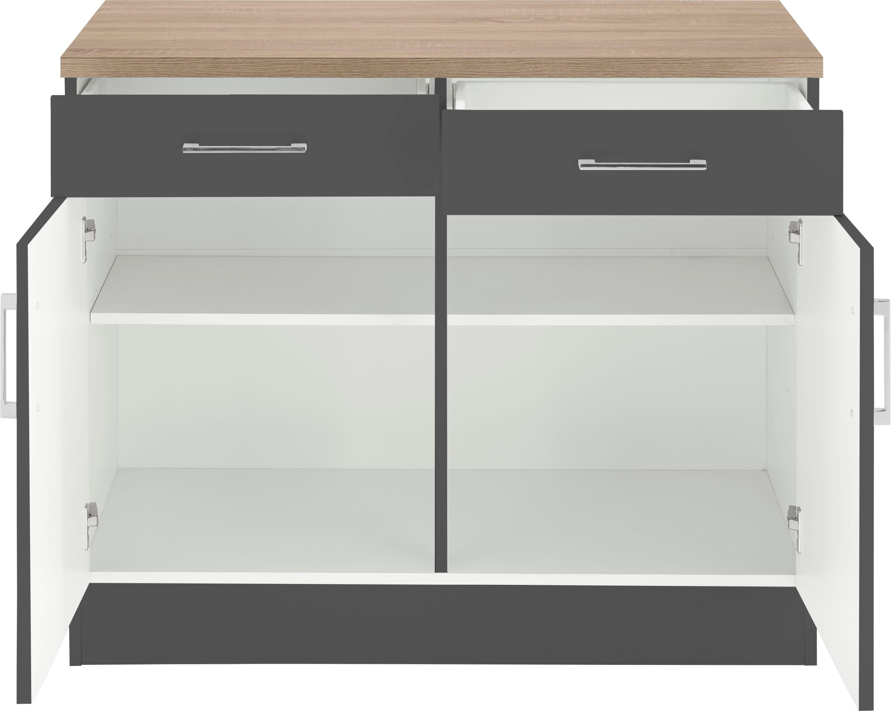 KOCHSTATION Unterschrank KS-Mali Breite 100 cm günstig online kaufen