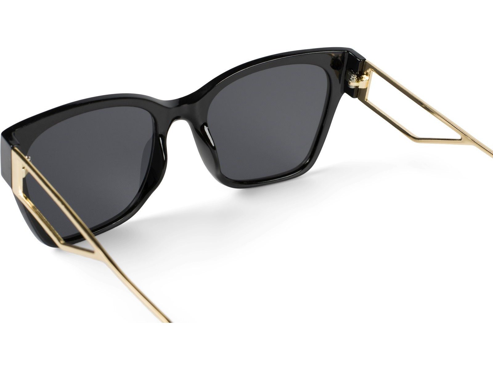 styleBREAKER Sonnenbrille Oversize Sonnenbrille mit breiten Metall Bügeln (1-St)