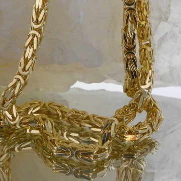 HOPLO Königskette Goldkette Königskette Länge 60cm - Breite 3,0mm - 585-14 Karat Gold, Made in Germany