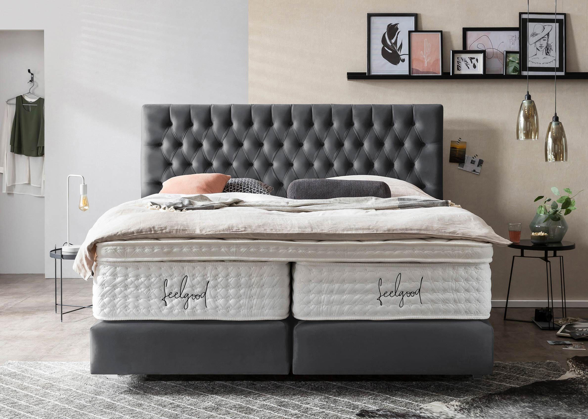 BettCo Boxspringbett Vegas (200 x 200 günstig online kaufen