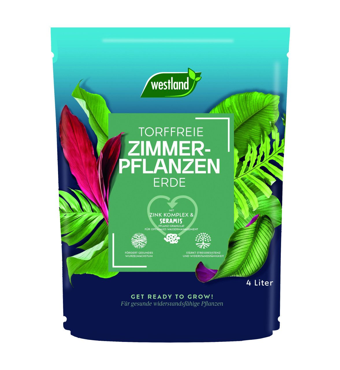 Westland Pflanzendünger Westland Zimmerpflanzen Erde torffrei 4 L, Torffrei