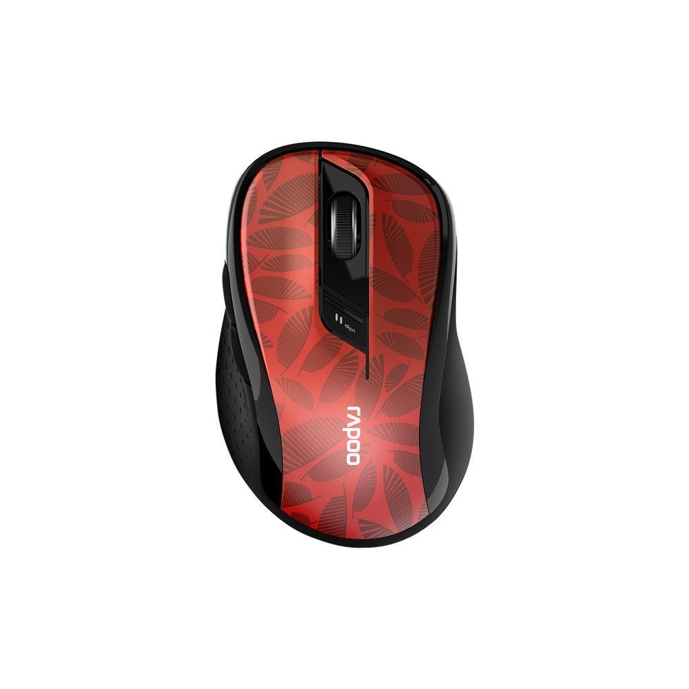 Rapoo M500 Silent kabellose Funkmaus Maus (Multimodus, 1600DPI, Bluetooth, Geräuschlos, USB-Anschluss)