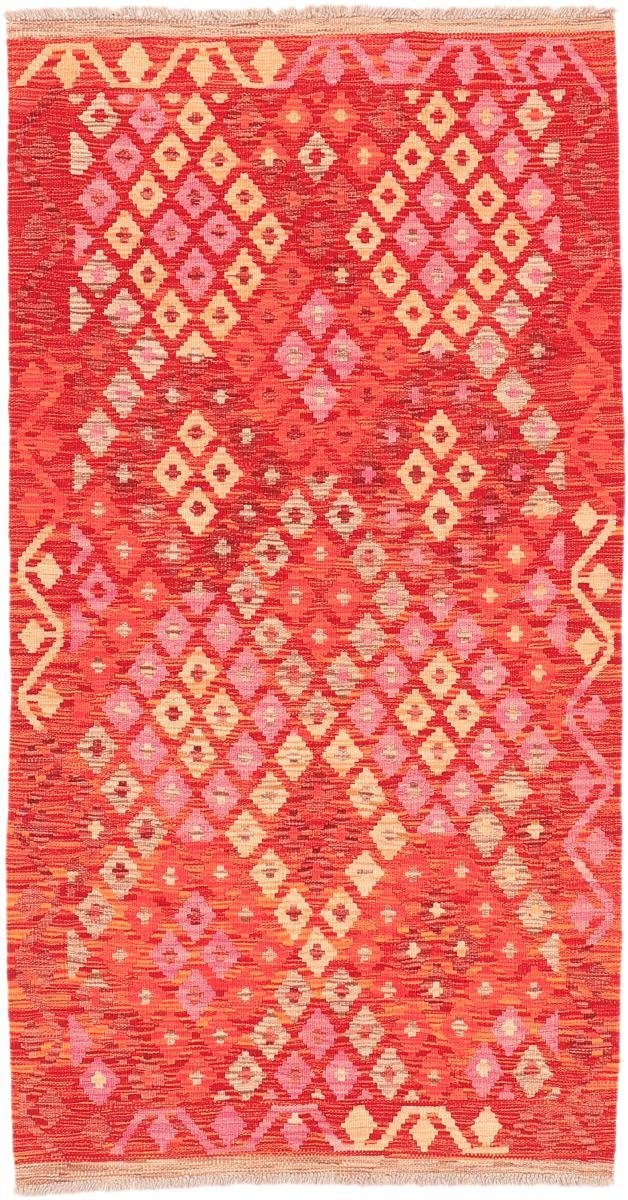 Orientteppich Kelim Afghan Heritage 107x200 Nain Orientteppich, Handgewebter Höhe: rechteckig, Moderner mm Trading, 3