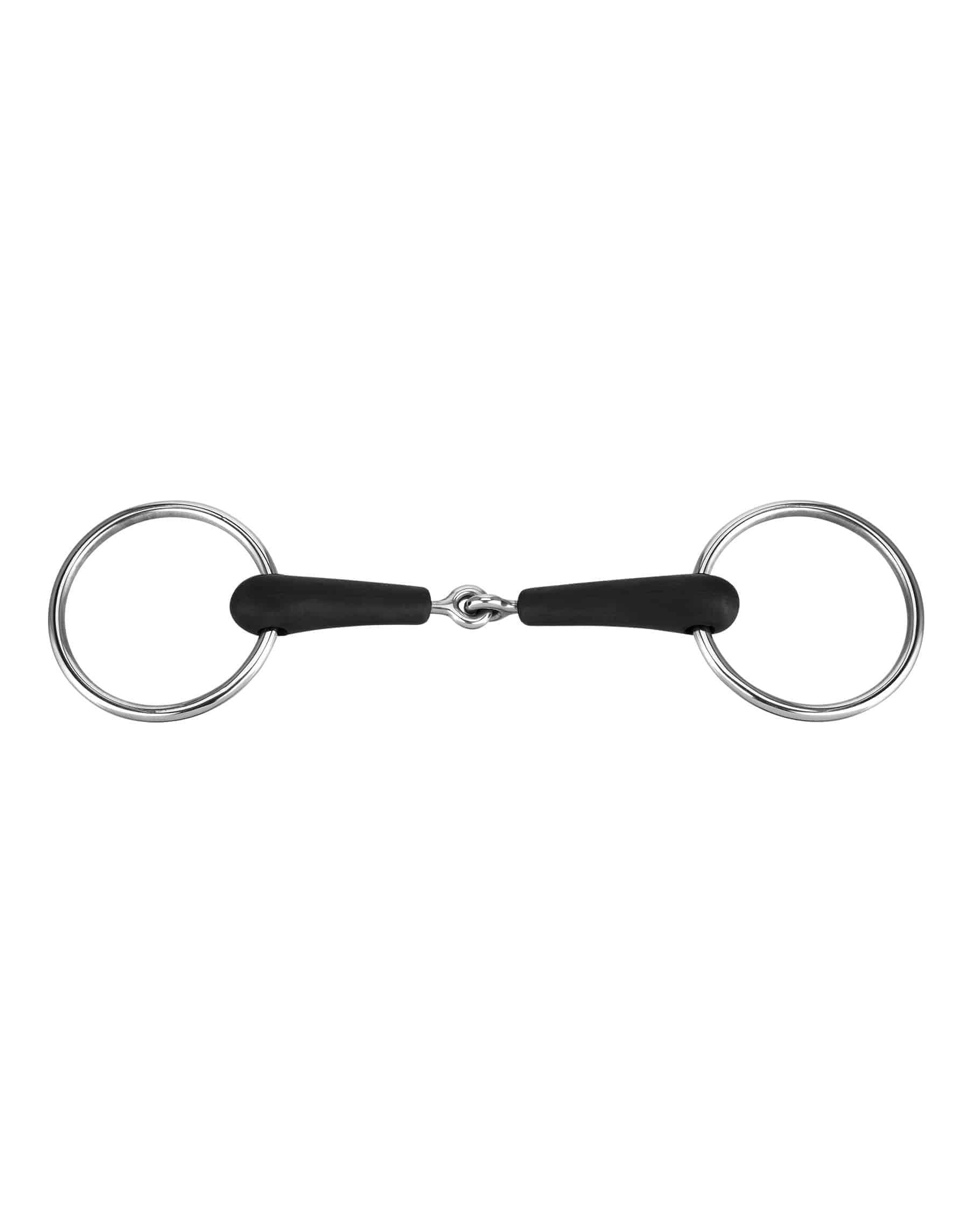 SPRENGER Trensenzaum Gummi-Wassertrense, einfach gebrochen, 18 mm