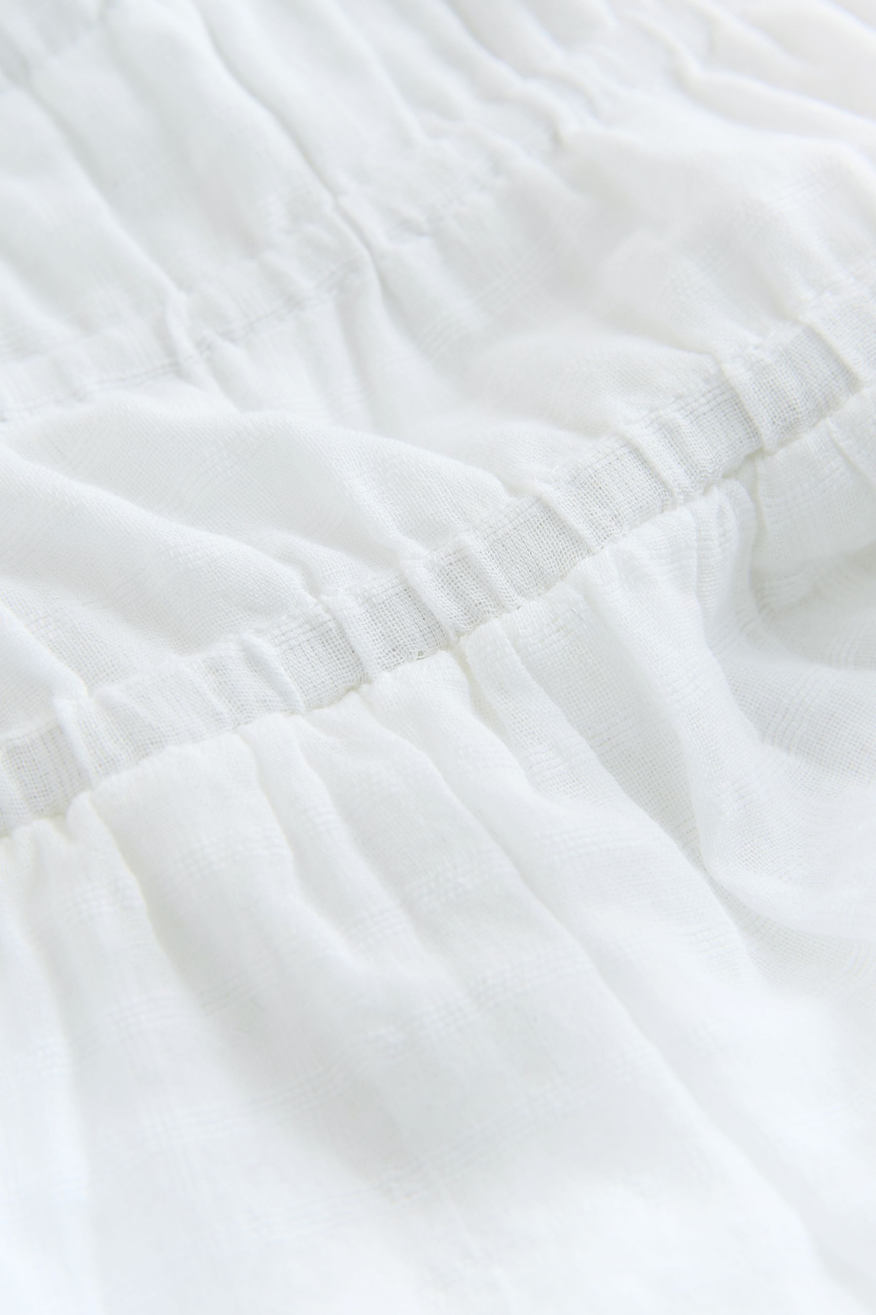 Next Strandkleid Kleid mit eckigem Ausschnitt und Flatterärmeln (1-tlg)