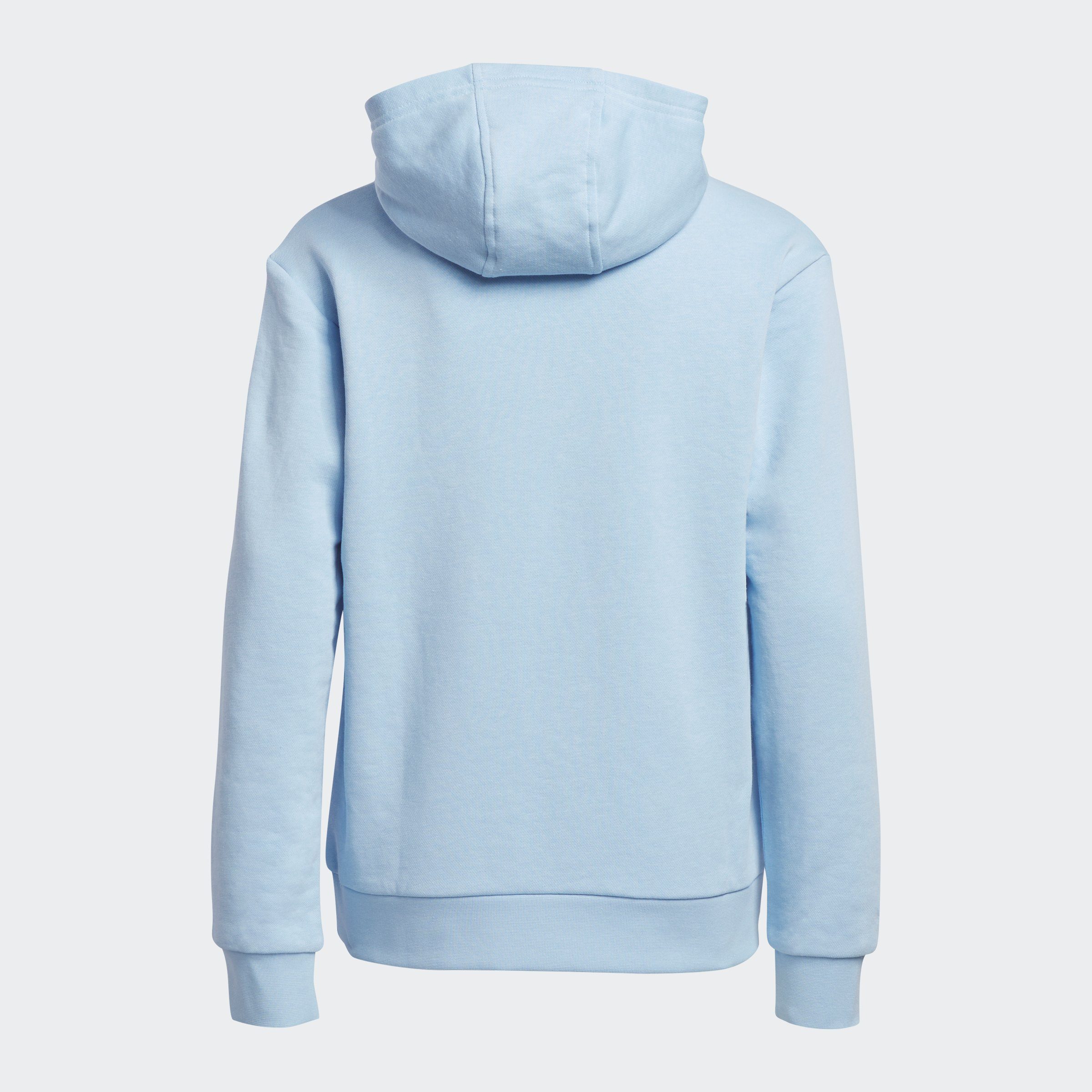 Sweatshirt Clear TREFOIL adidas / Sky Originals White HOODIE