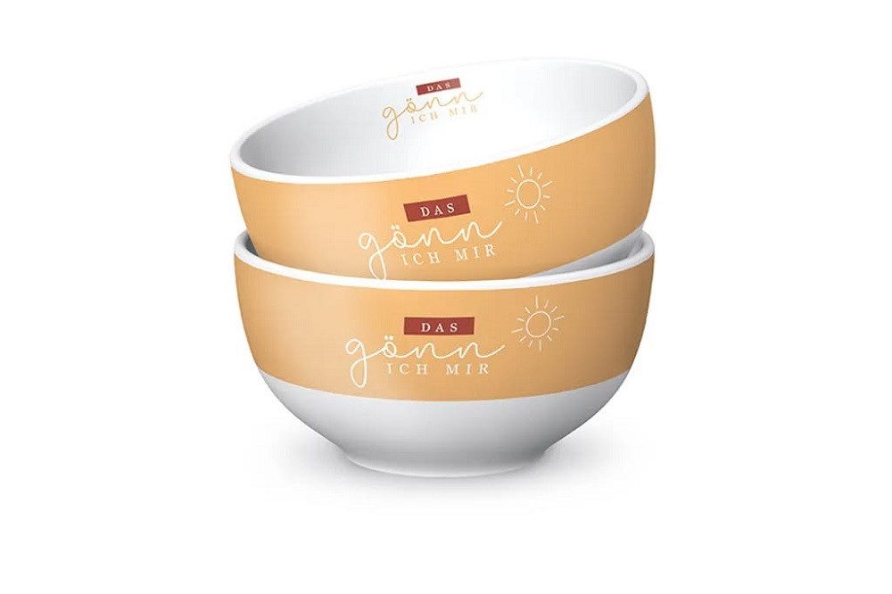 La Vida Müslischüssel Schale, Sprüche Queen of the Day / Beste Papa / Moin Motiv, Porzellan lavida Schalchen ca 400 ml, Geschenk für dich Anlässe : Kindergeburtstag, Kindertag, Weihnachten, Ostern, Muttertag - Gönn ich mir, (1-tlg), Porzellan, Schale, Schüssel - ideal als Geschenk